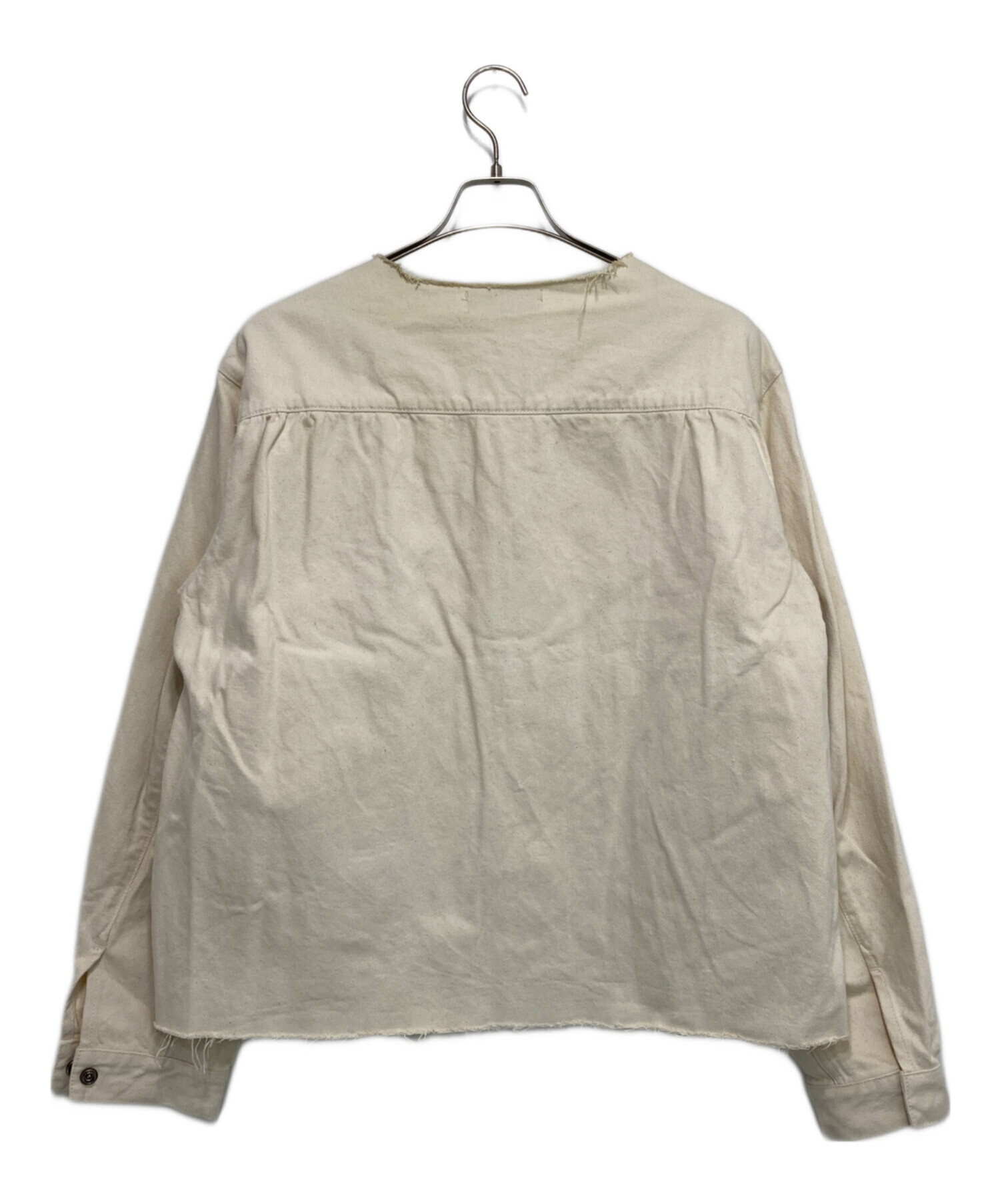 中古・古着通販】UNUSED (アンユーズド) カットオフノーカラー