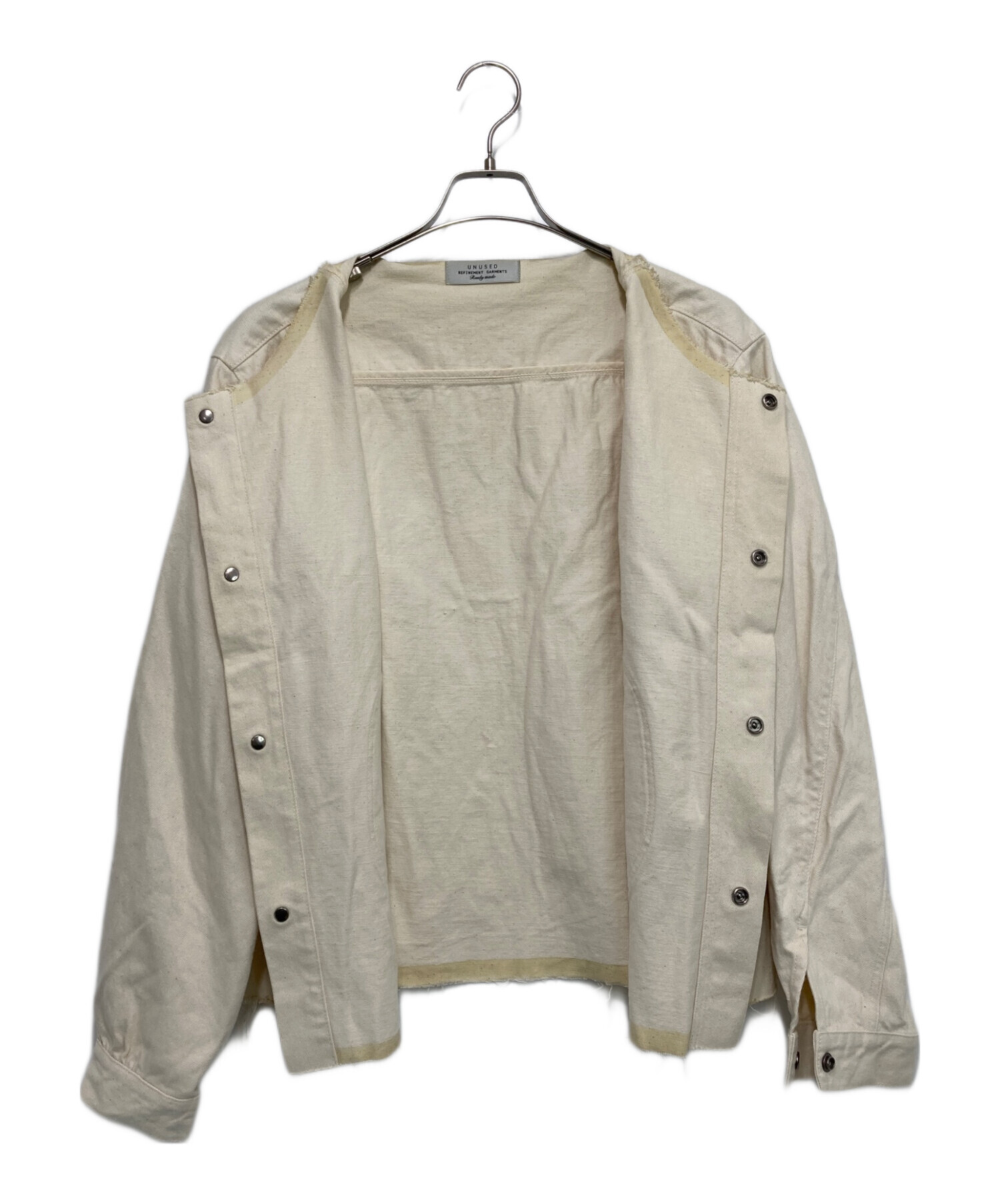 中古・古着通販】UNUSED (アンユーズド) カットオフノーカラー