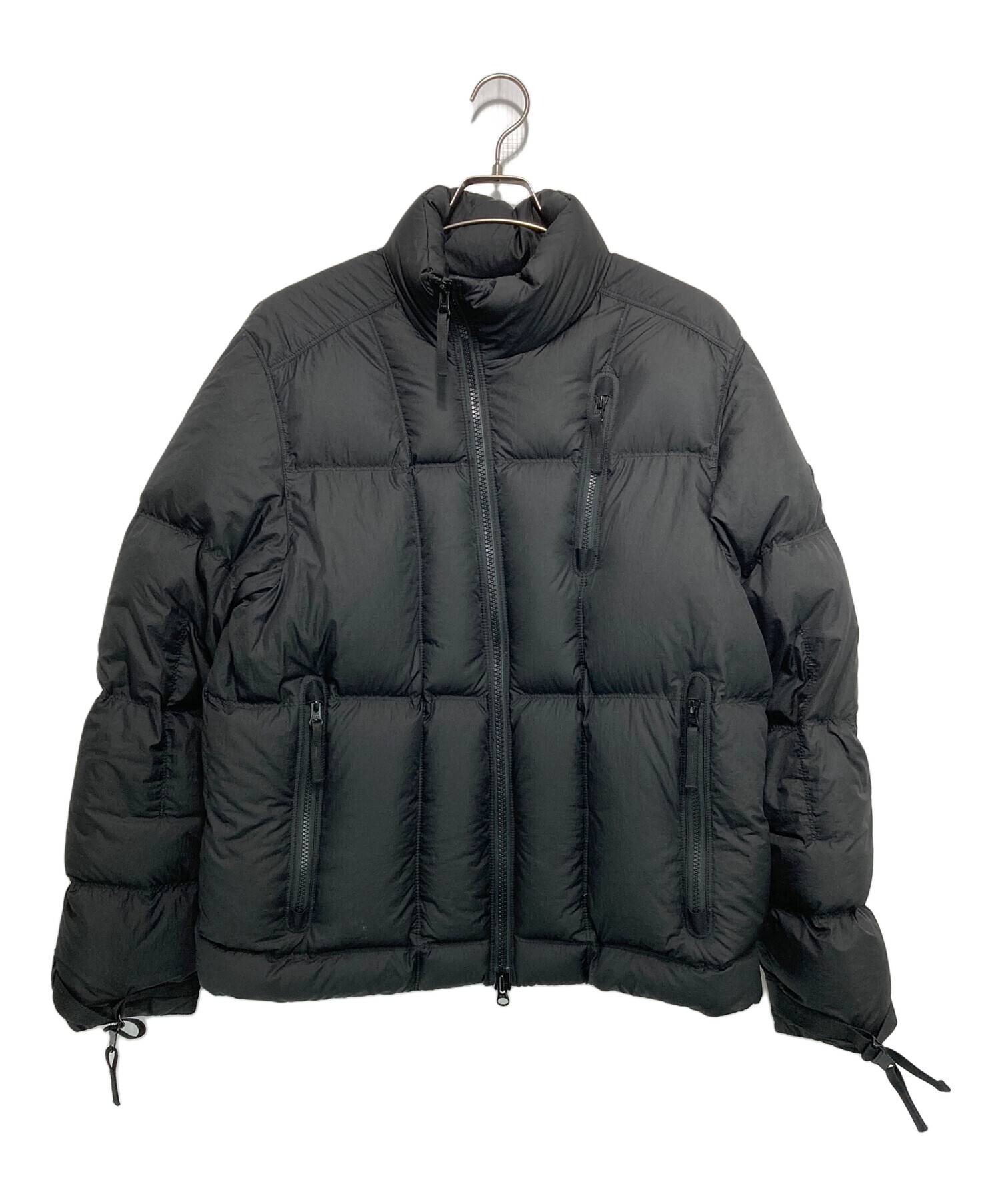 り*く様 【美品】stone  ダウン　ブラック　Lサイズ 中古・古着通販】STONE ISLAND (ストーンアイランド) SEAM FADED LIGHT