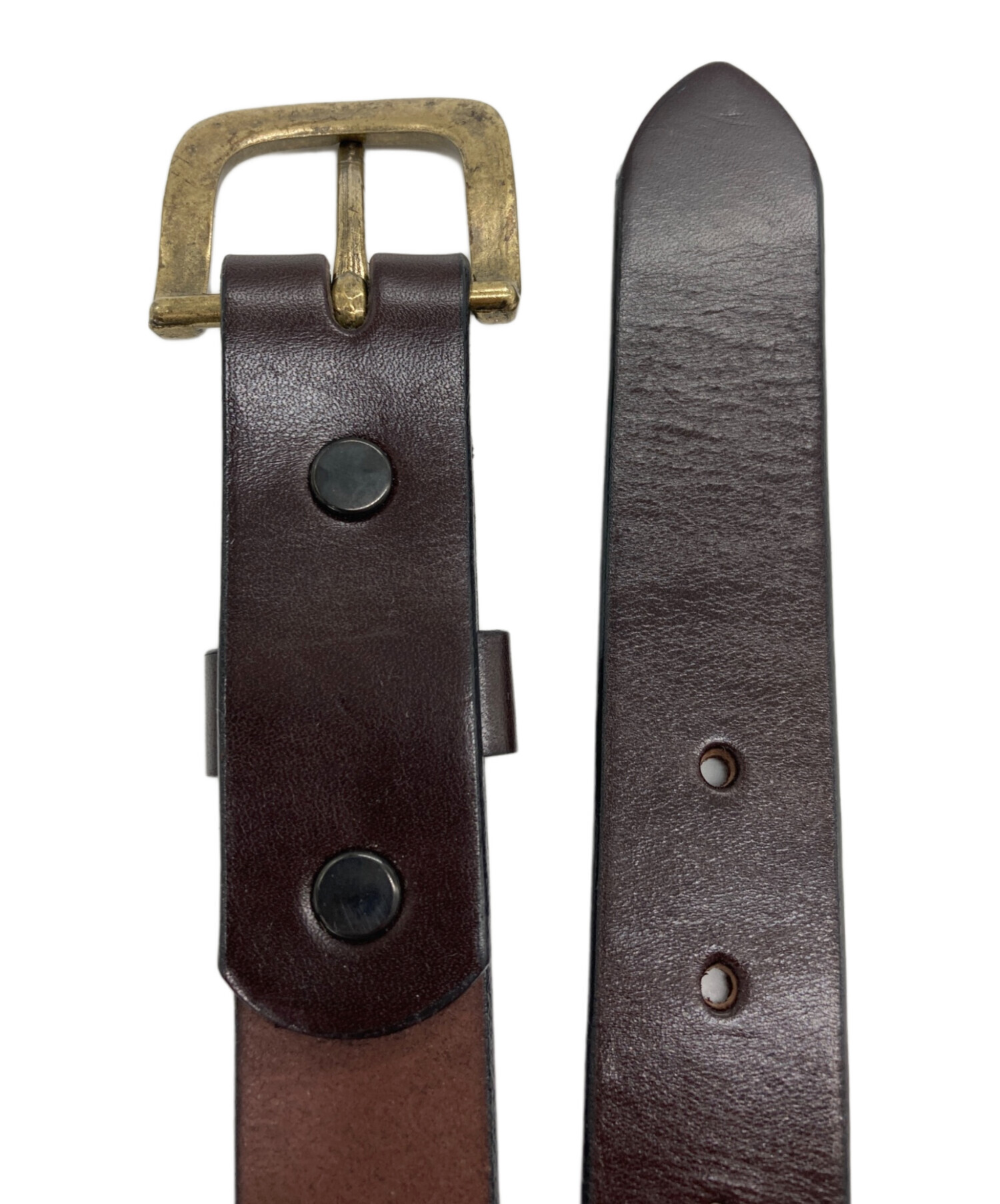tory leather belt サイズ32 中古・古着通販】TORY LEATHER (トリーレザー) レザーベルト ブラウン