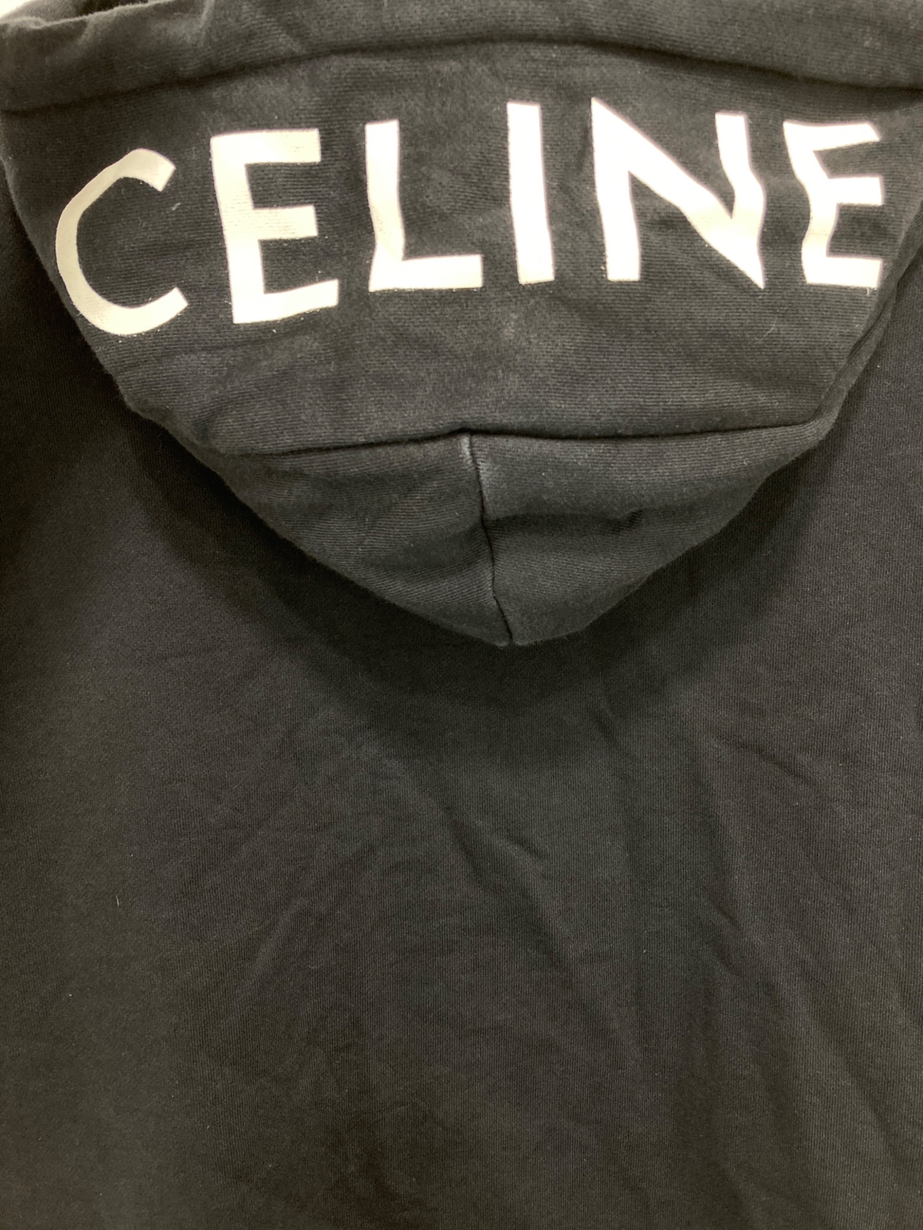 中古・古着通販】CELINE (セリーヌ) ジップアップパーカー ブラック