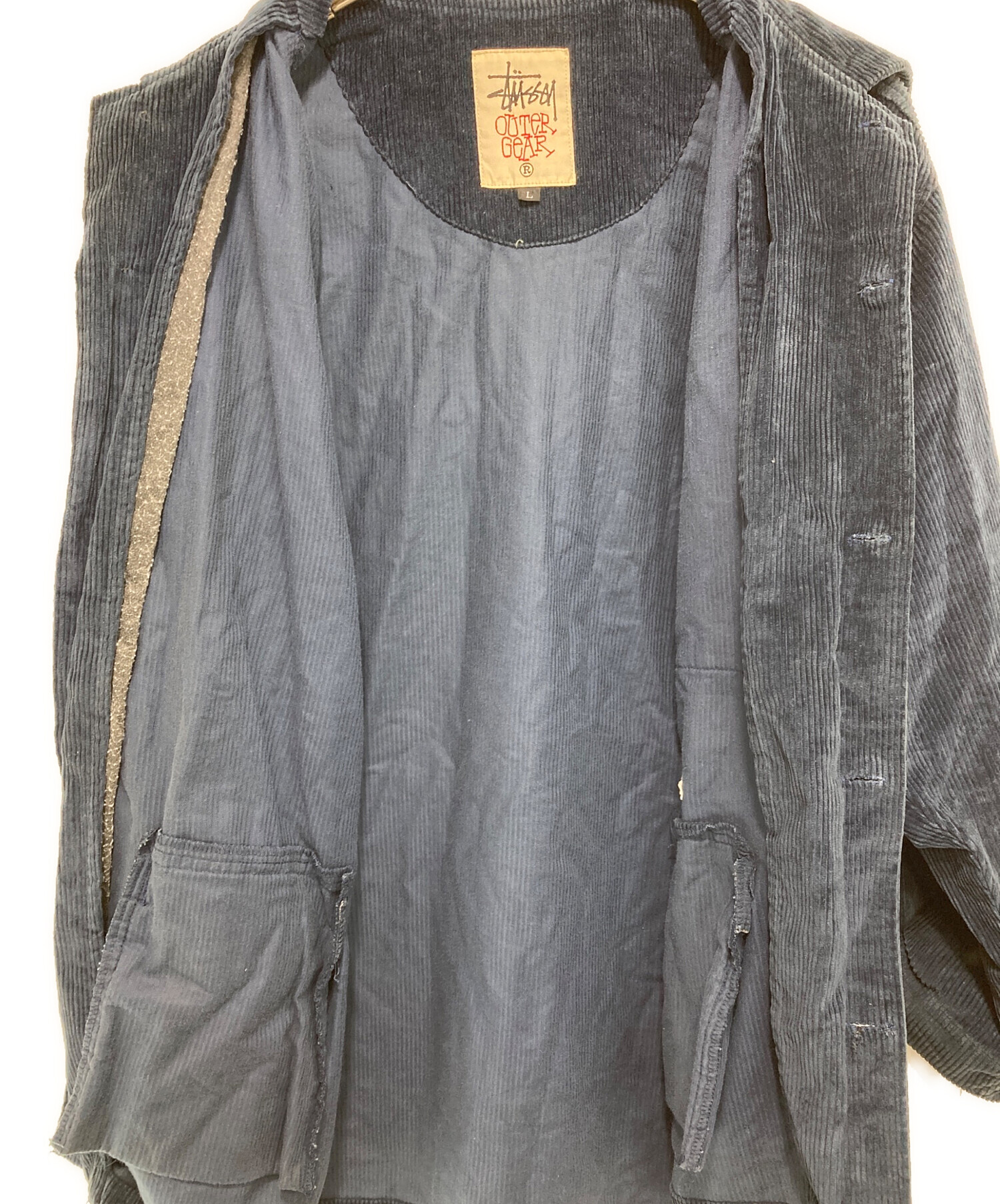 中古・古着通販】stussy (ステューシー) コーデュロイカバーオール