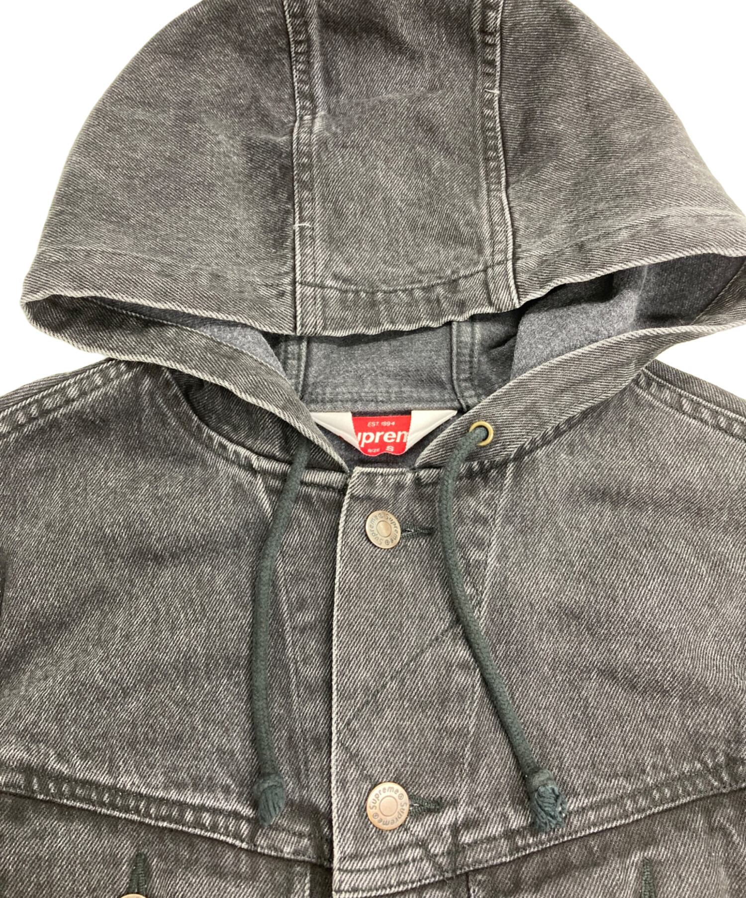 中古・古着通販】SUPREME (シュプリーム) Hooded Denim Jacket