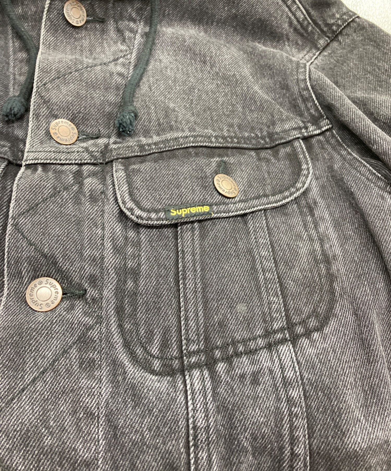中古・古着通販】SUPREME (シュプリーム) Hooded Denim Jacket