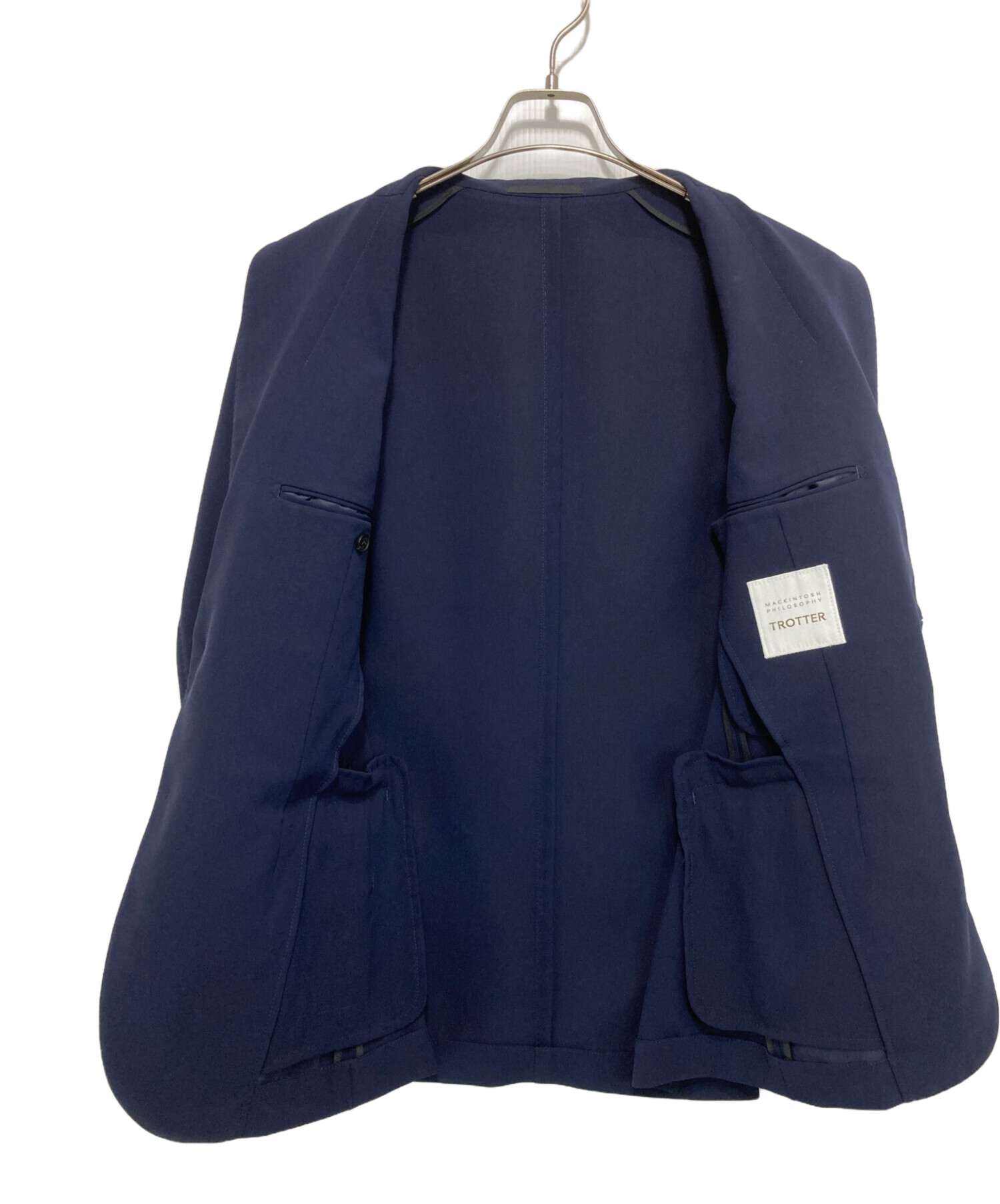超美品★マッキントッシュフィロソフィー★トロッタージャケット★濃紺★38R★格安 中古・古着通販】MACKINTOSH PHILOSOPHY (マッキントッシュ