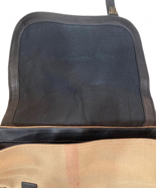 中古・古着通販】BURBERRY (バーバリー) メガチェック メッセンジャー