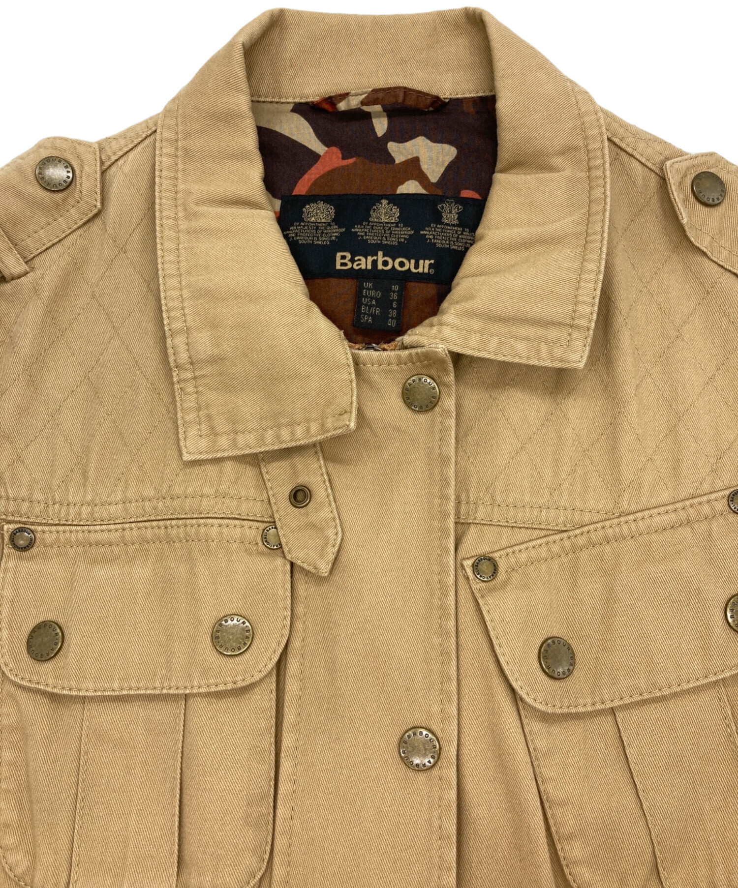 中古・古着通販】Barbour (バブアー) ハンティングジャケット ベージュ