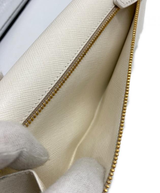 中古・古着通販】PRADA (プラダ) SAFFIANO HEART 長財布 BIANCO