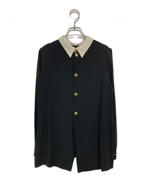 美品☆MARNI☆シルクブラウス☆シルク100%☆マルニ☆サイズ40☆トップス 中古・古着通販】MARNI (マルニ) シルクブラウス ブラック サイズ:40