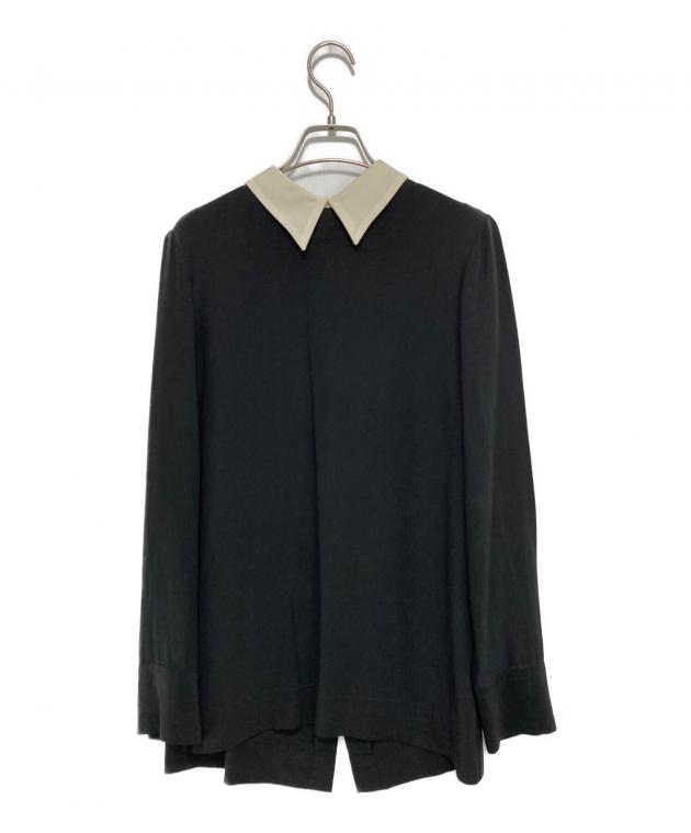 美品☆MARNI☆シルクブラウス☆シルク100%☆マルニ☆サイズ40☆トップス 中古・古着通販】MARNI (マルニ) シルクブラウス ブラック サイズ:40