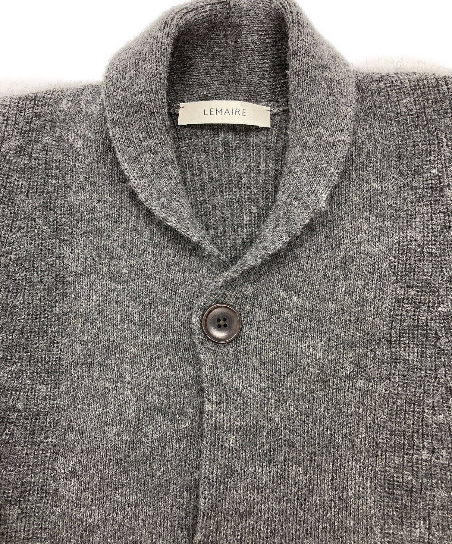 中古・古着通販】LEMAIRE (ルメール) Wrap Cardigan グレー サイズ:S