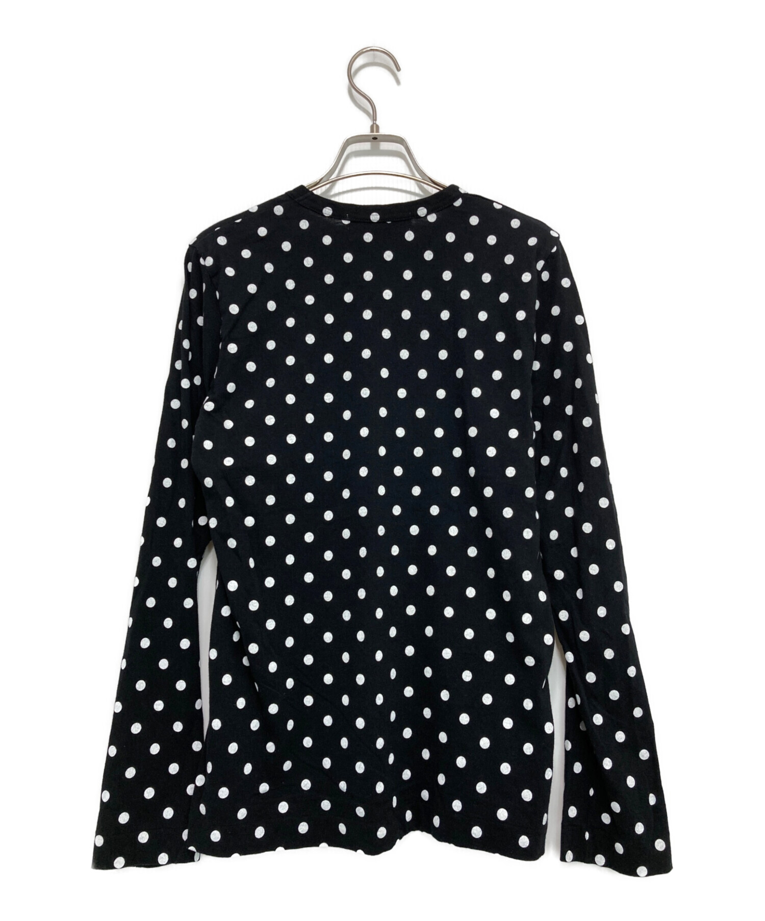 13時まで値下　PLAY comme des garconsドット長袖カットソー 中古・古着通販】PLAY COMME des GARCONS (プレイコムデギャルソン