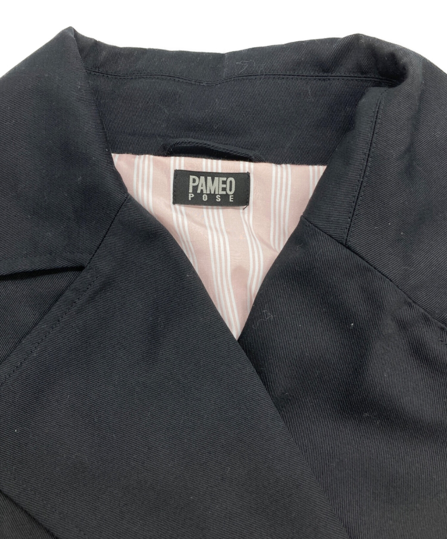 中古・古着通販】PAMEO POSE (パメオポーズ) CHAMELEON COAT ブラック