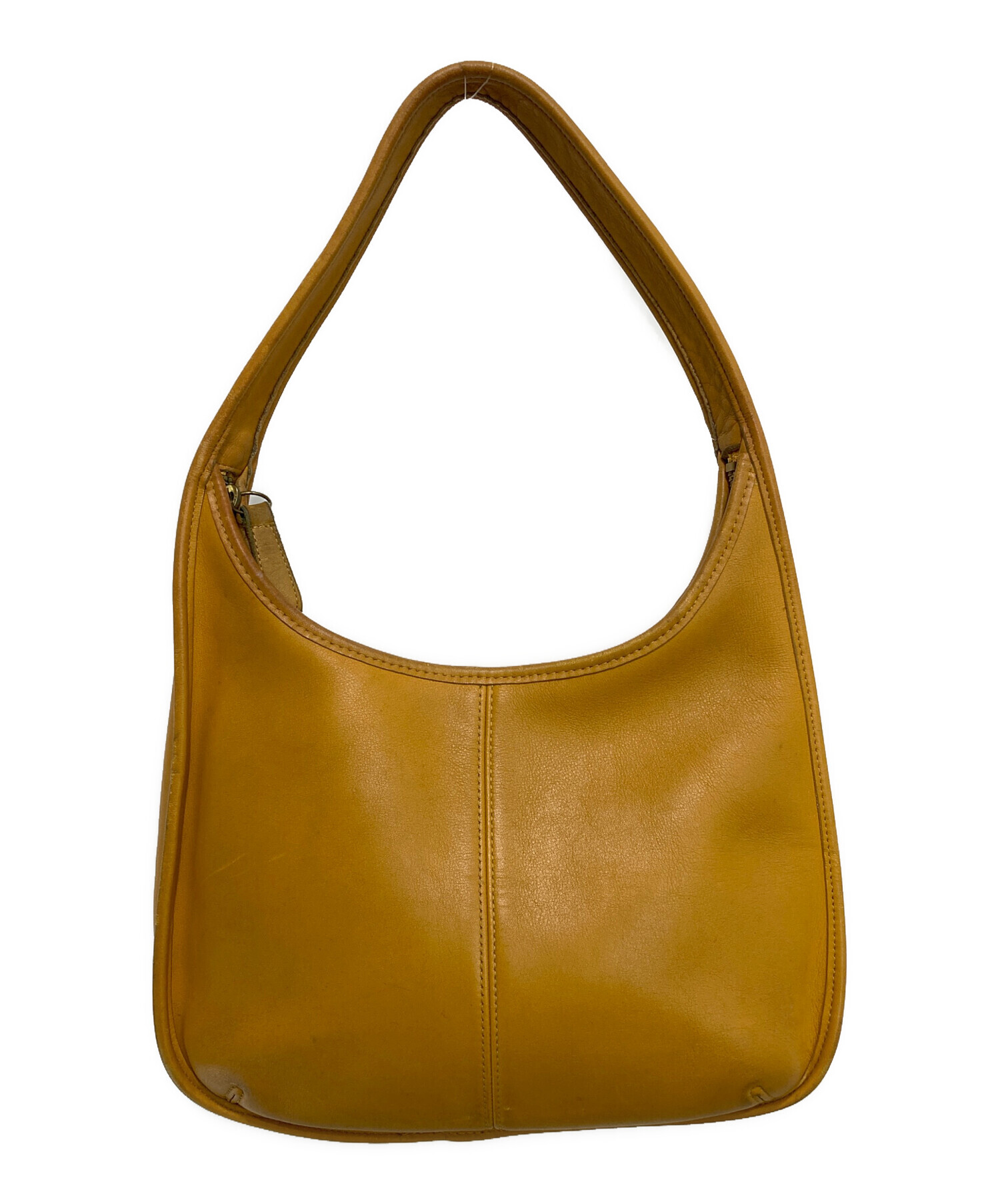 オールドコーチ　エルゴ　イエロー ハンドバッグ 中古・古着通販】COACH (コーチ) エルゴ ワンショルダーバッグ