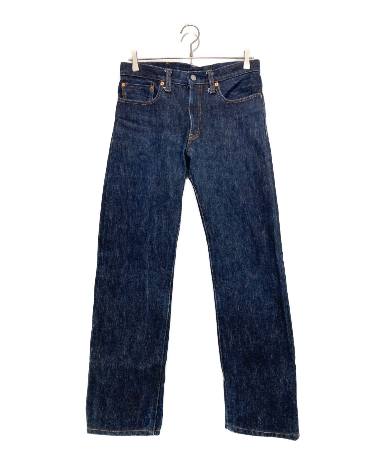 KOJIMA GENES ダークブルー ストレートデニム 中古・古着通販】KOJIMA GENES (コジマジーンズ) 25周年記念 25oz