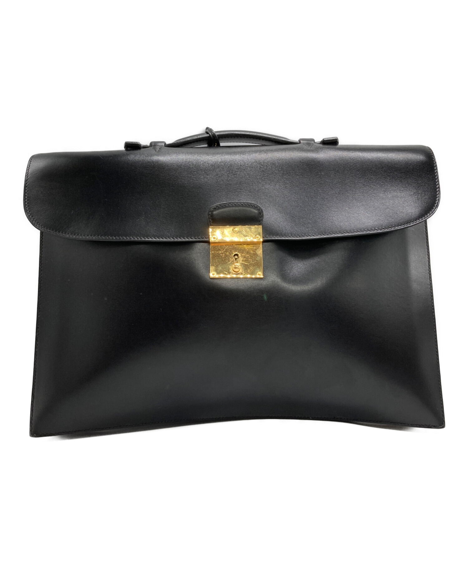エルメス　ブリーフケース　キリウス美品 中古・古着通販】HERMES (エルメス) キリウス ブリーフケース ブラック