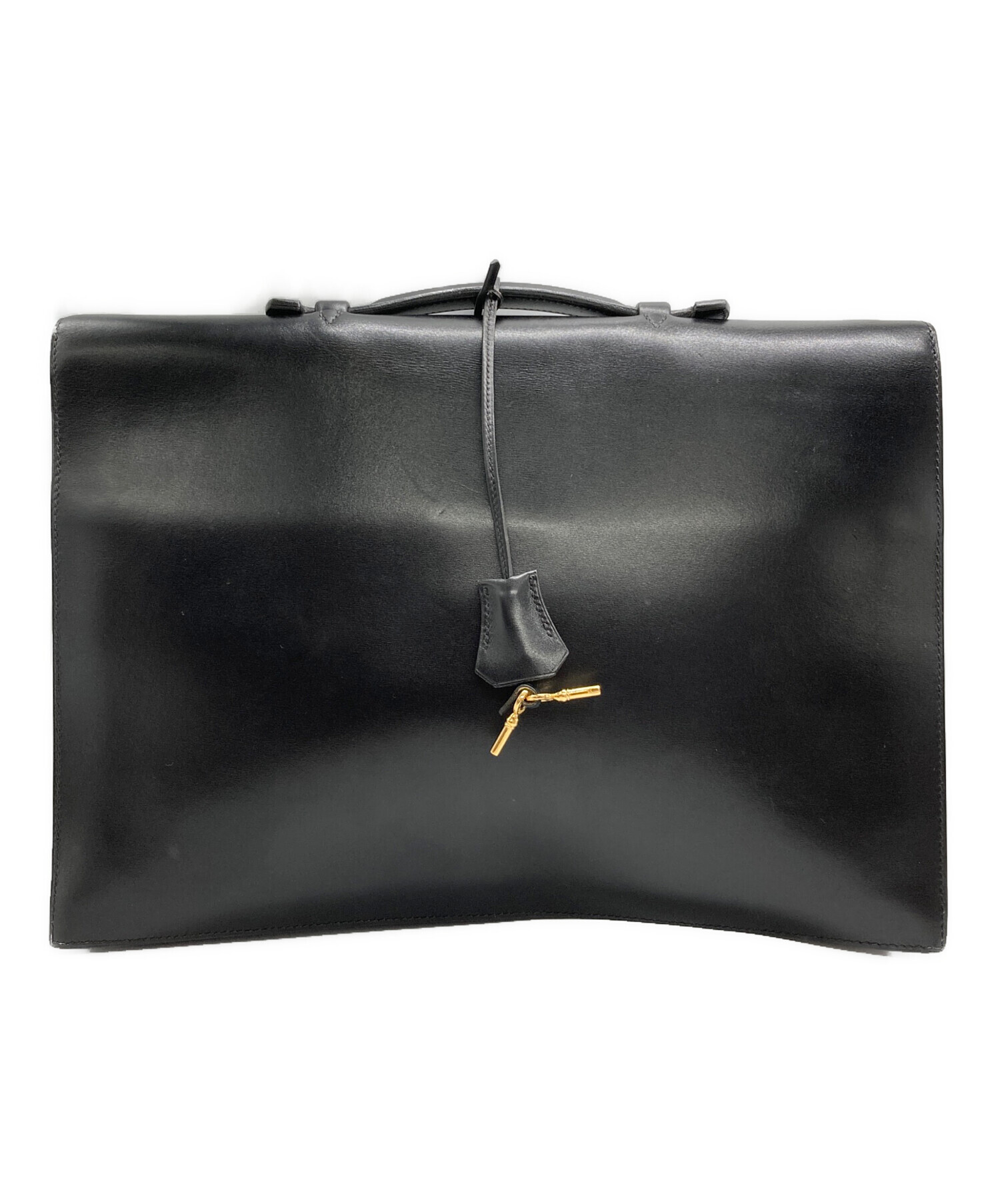 エルメス　ブリーフケース　キリウス美品 中古・古着通販】HERMES (エルメス) キリウス ブリーフケース ブラック