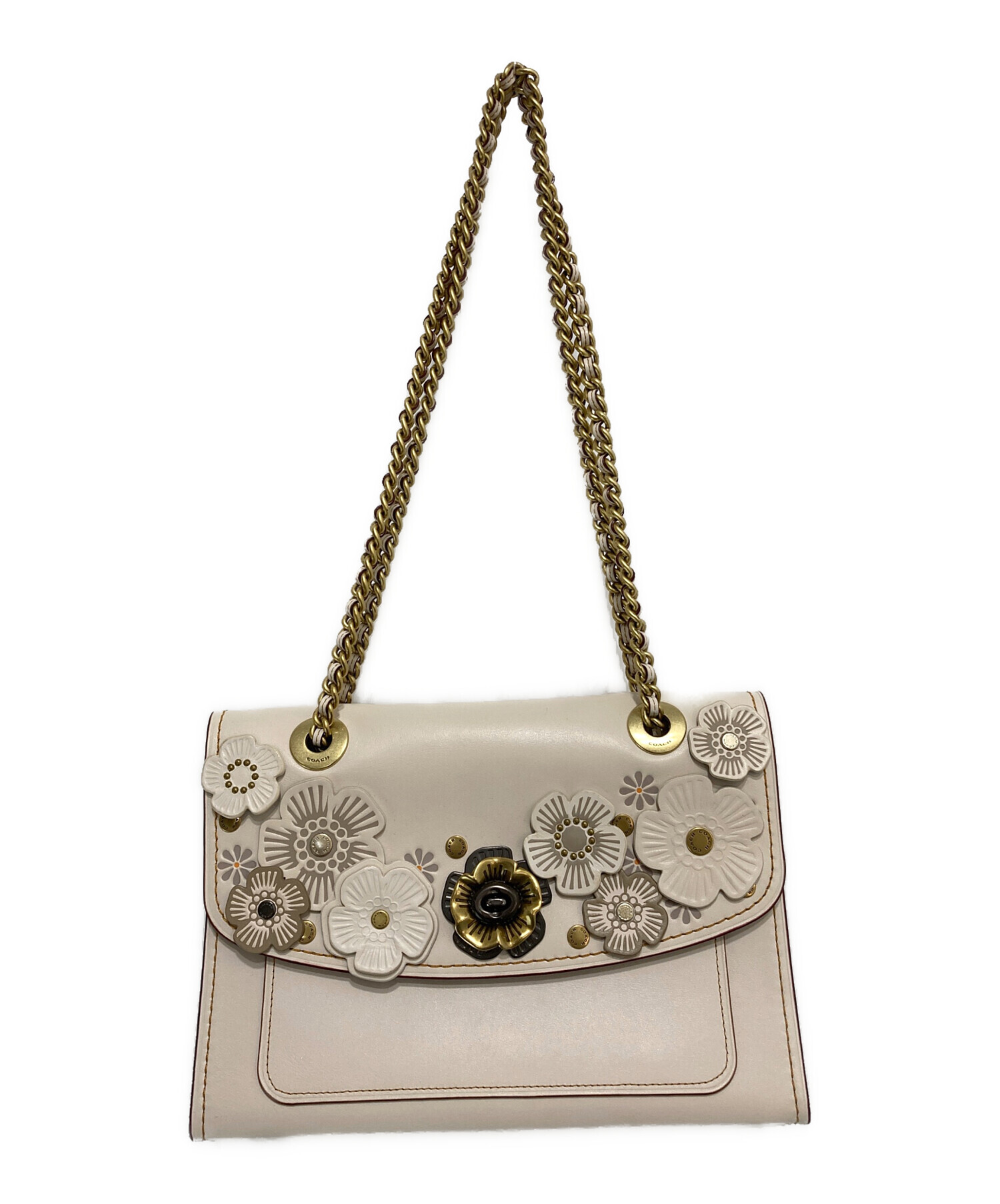 中古・古着通販】COACH (コーチ) Parker with tea rose applique 2WAY