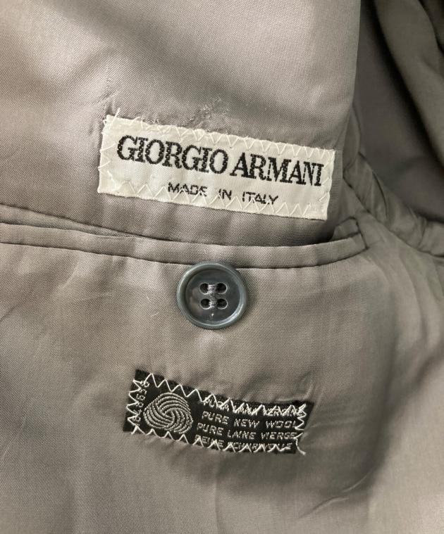 GIORGIO ARMANI スーツ セットアップ グレー ウール サイズ46 中古・古着通販】GIORGIO ARMANI (ジョルジョアルマーニ) ウール