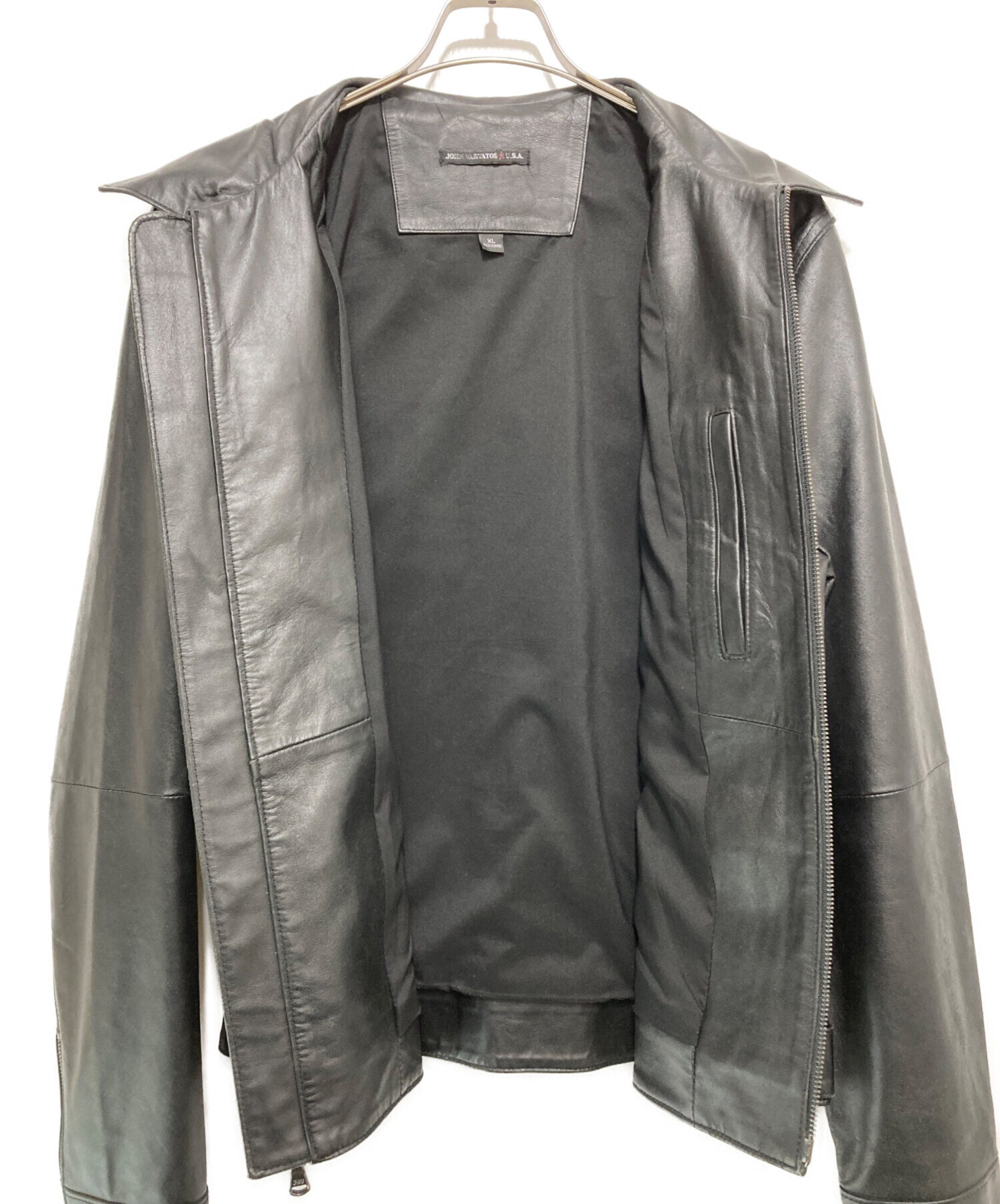 中古・古着通販】JOHN VARVATOS (ジョン・バルベイトス) レザー