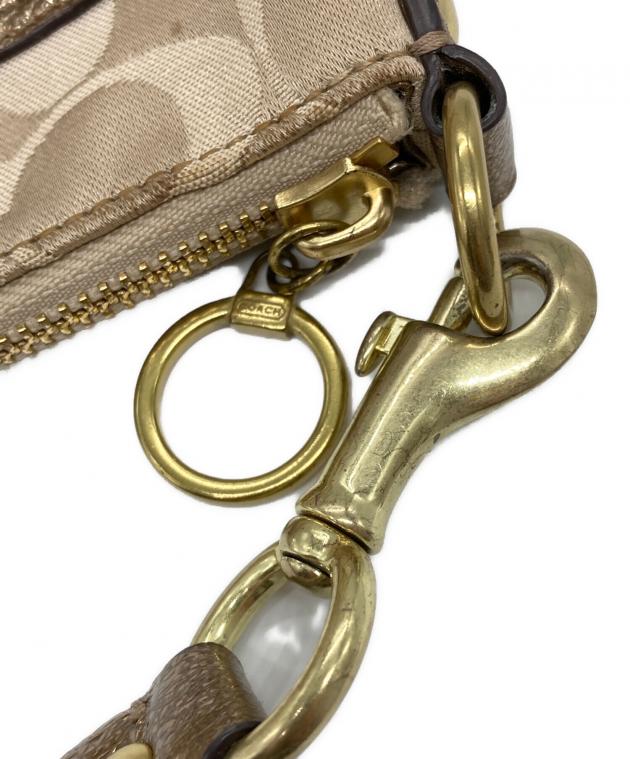 中古・古着通販】COACH (コーチ) POPPY シグネチャーハンドバッグ