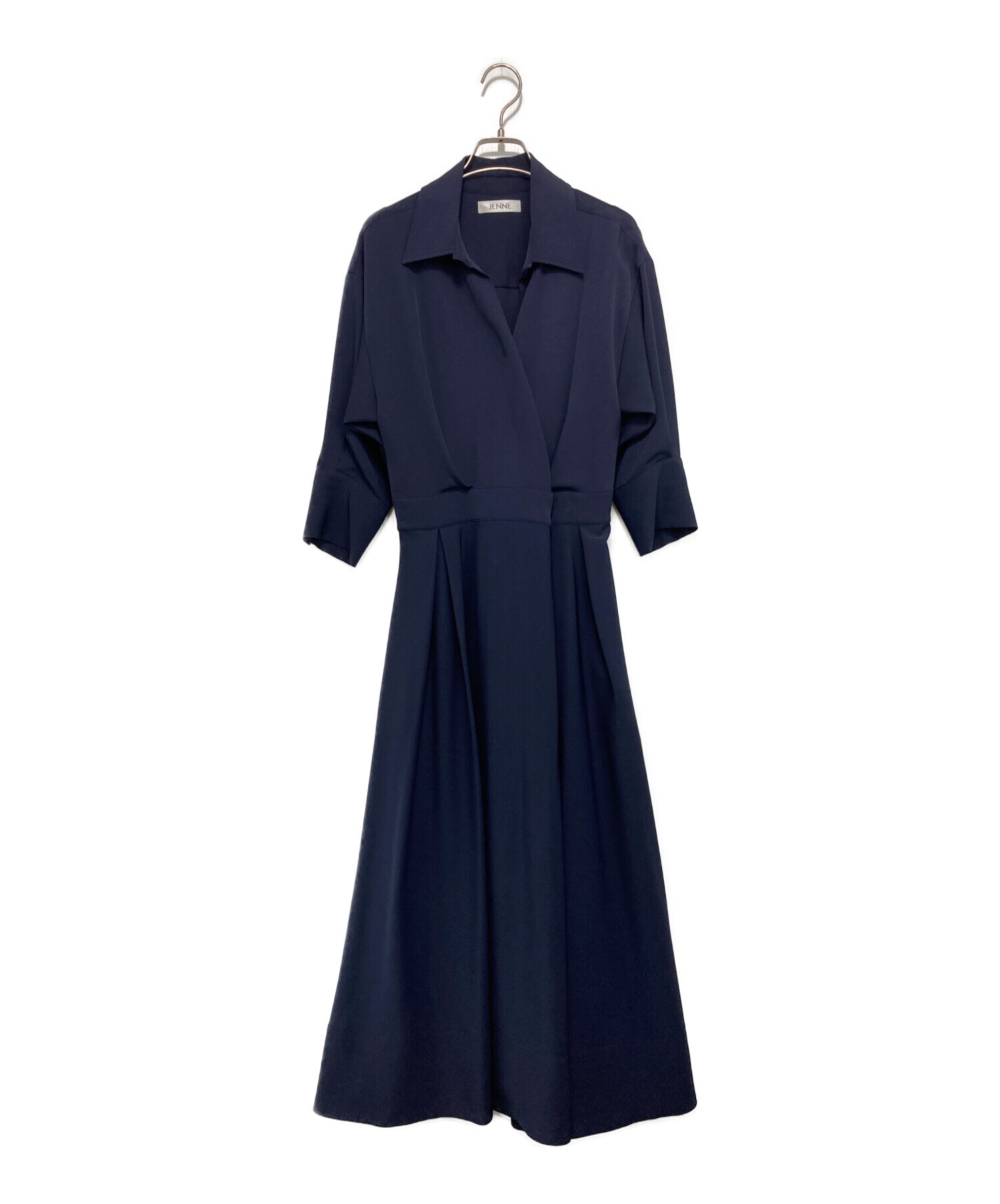 中古・古着通販】JENNE (ジェンヌ) カシュクールフレアワンピース 中古・古着通販】JENNE (ジェンヌ) カシュクールフレアワンピース