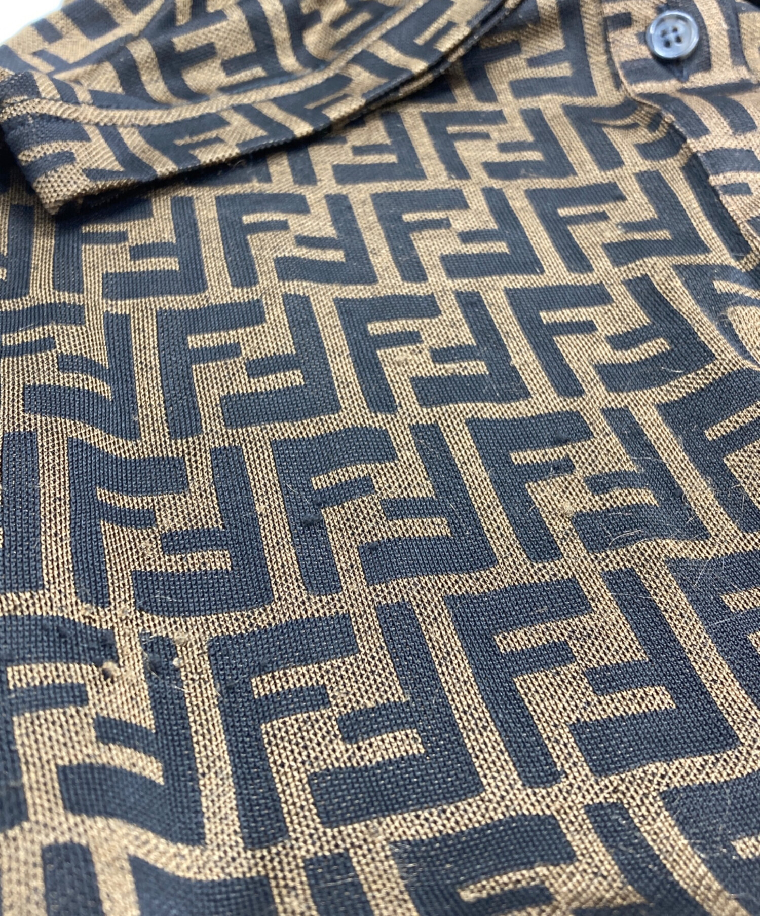中古・古着通販】FENDI JEANS (フェンディ ジーンズ) ズッカ柄 半袖