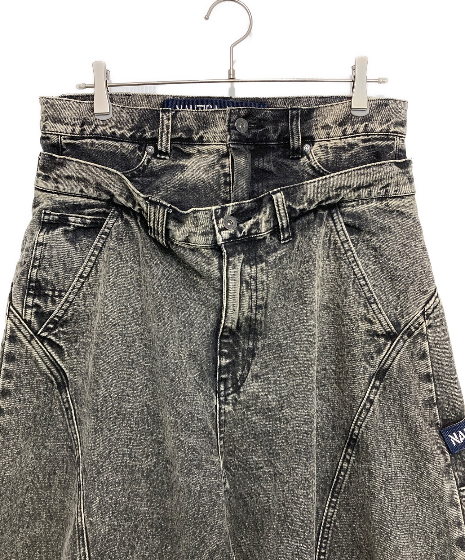 中古・古着通販】NAUTICA (ノーティカ) Double Waist Distressed Baggy