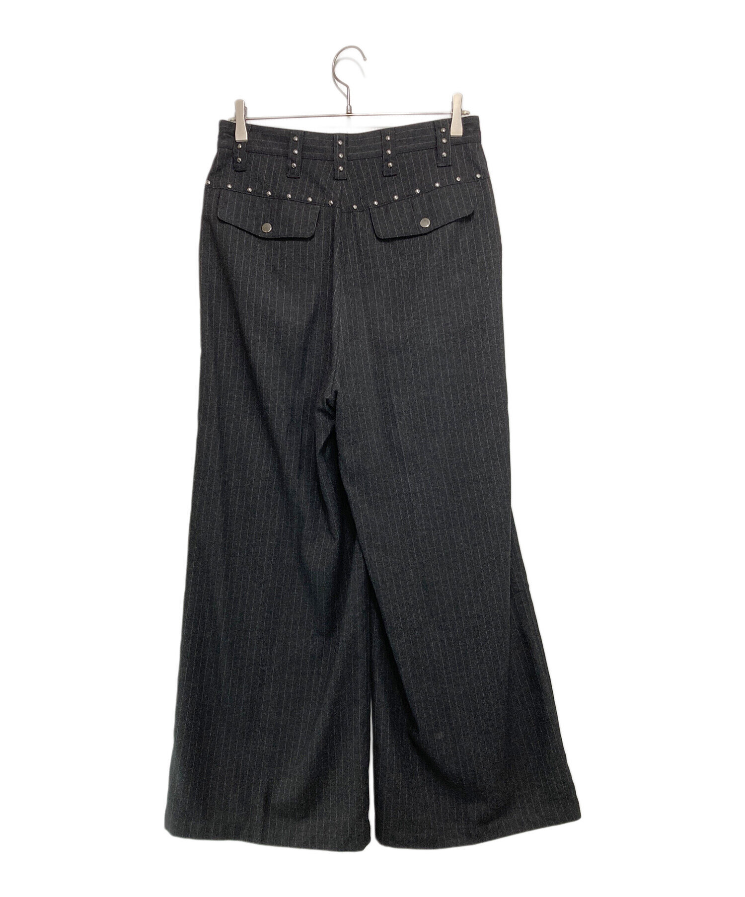 ANDER HUNK バギースラックス 中古・古着通販】ANDER HUNK (アンダーハンク) スタッズデザインバギー