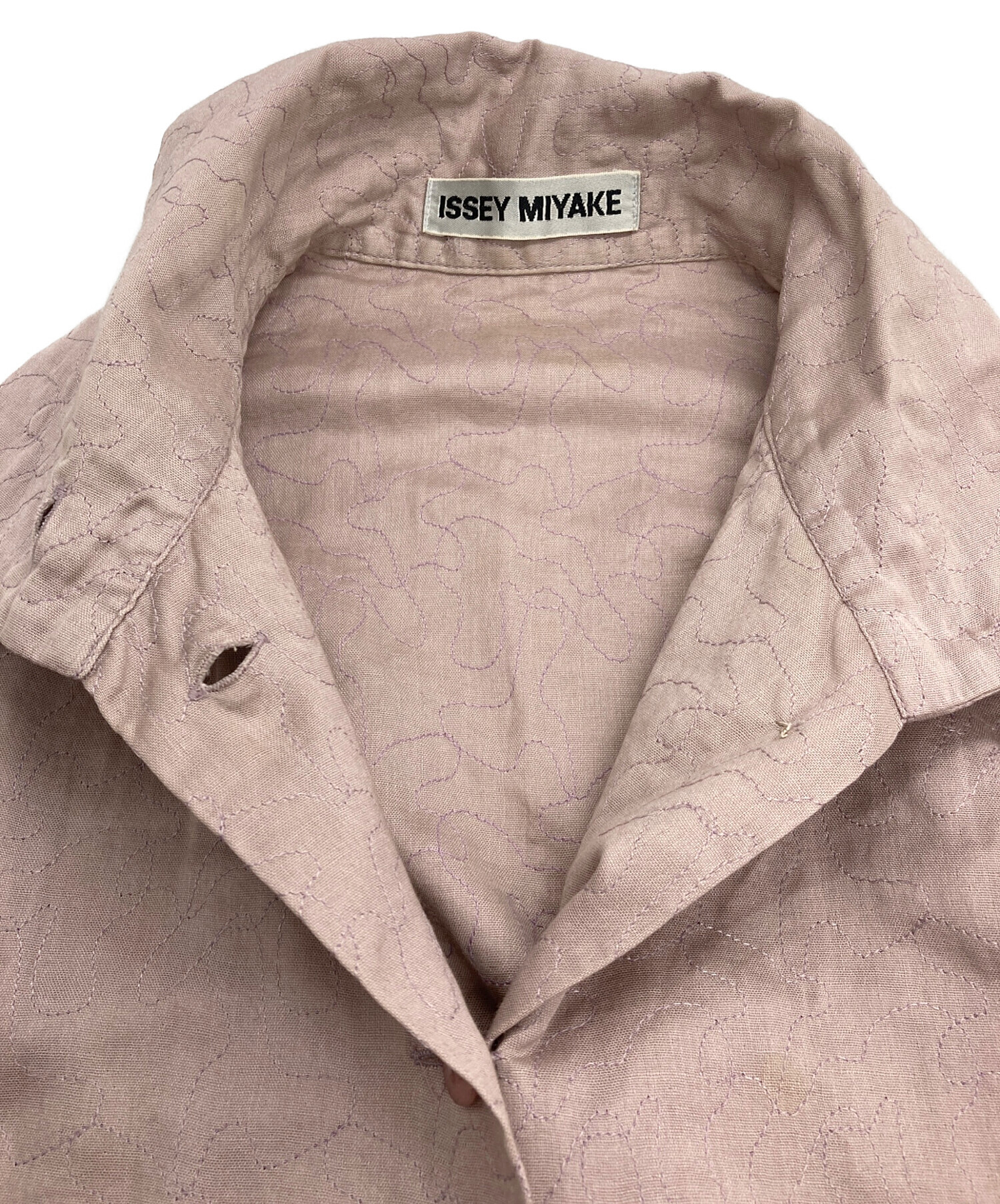 中古・古着通販】ISSEY MIYAKE (イッセイミヤケ) ステッチデザイン