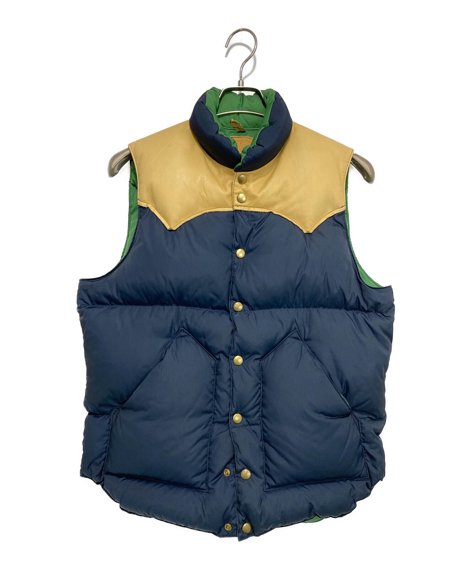 みmiller 風景フォトプリント ダウンベスト　ヴィンテージ　馬柄 中古・古着通販】RockyMountainFeatherBed (ロッキーマウンテン