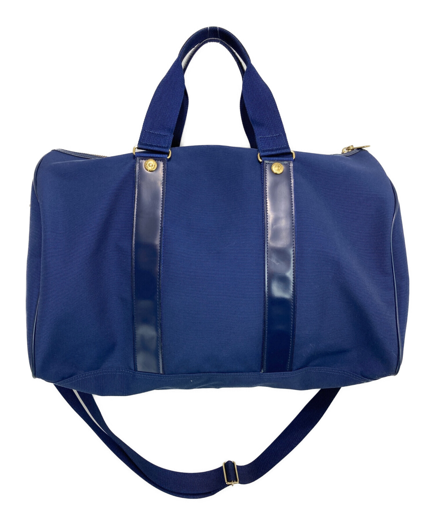 中古・古着通販】MOSCHINO (モスキーノ) 2WAYボストンバッグ ネイビー