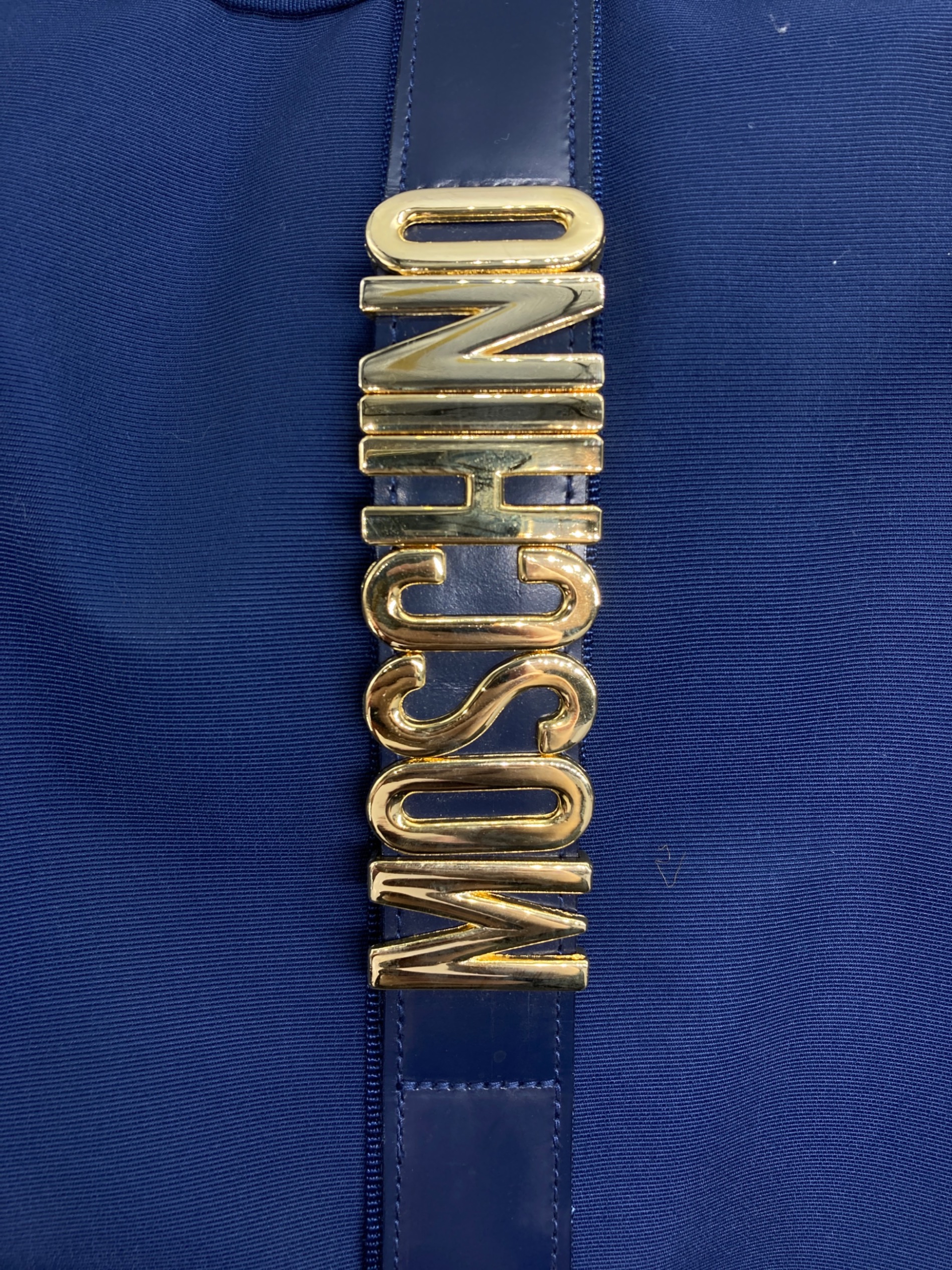 中古・古着通販】MOSCHINO (モスキーノ) 2WAYボストンバッグ ネイビー