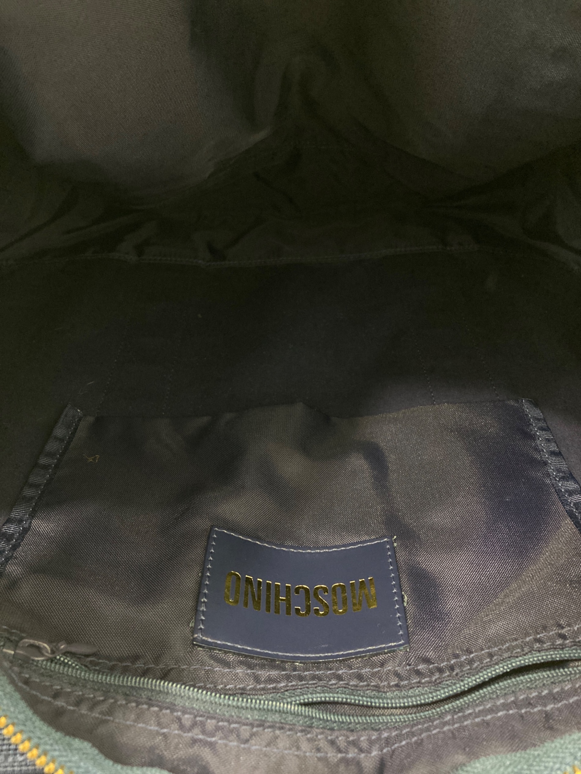 中古・古着通販】MOSCHINO (モスキーノ) 2WAYボストンバッグ ネイビー