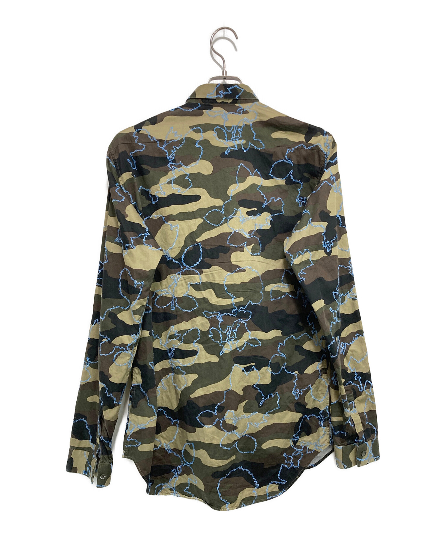中古・古着通販】DIOR HOMME (ディオール オム) カモフラシャツ カーキ