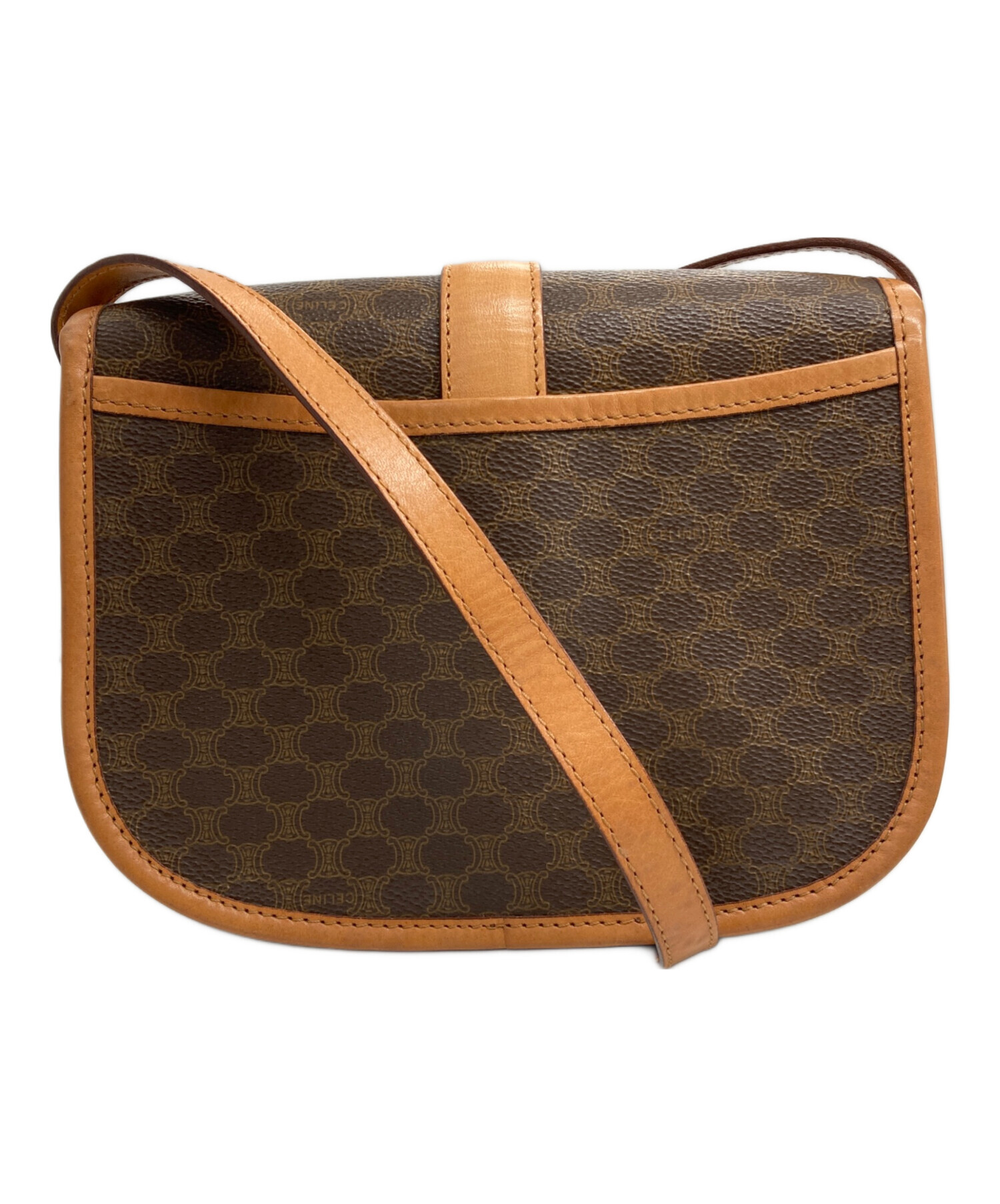 中古・古着通販】CELINE (セリーヌ) マカダム柄 ショルダーバッグ