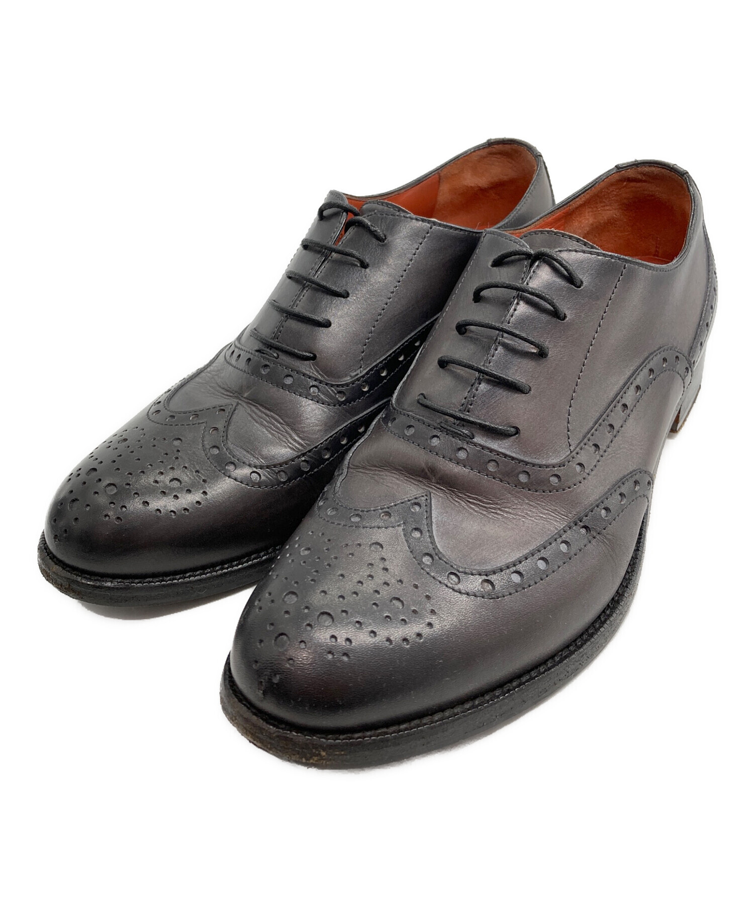 中古・古着通販】Santoni (サントーニ) ウィングチップシューズ