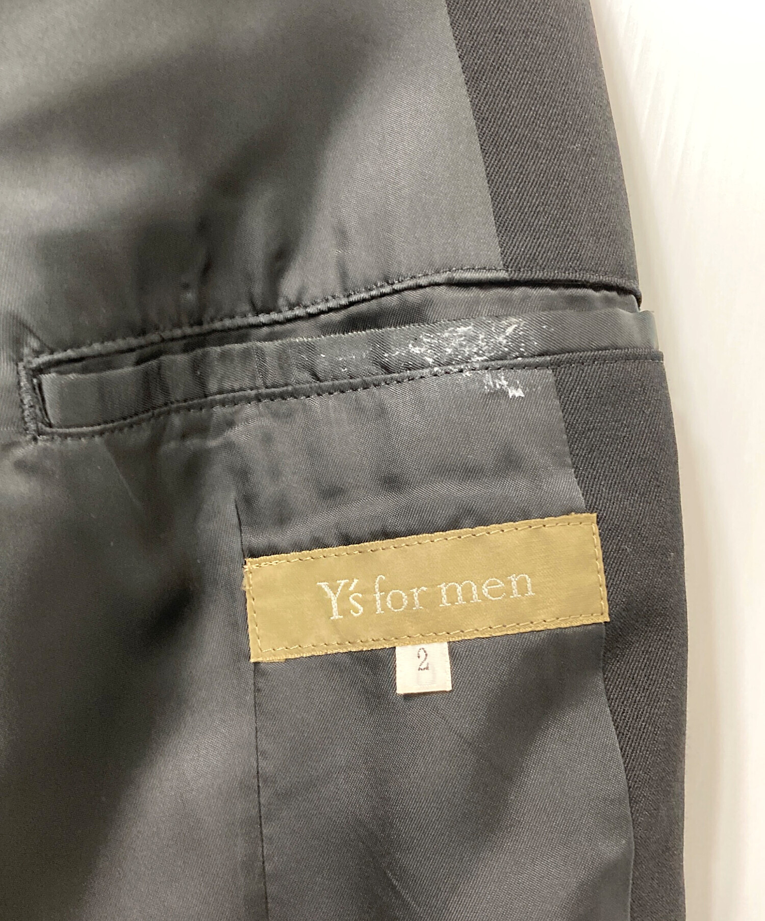 中古・古着通販】Y's for men (ワイズフォーメン) ウールギャバ