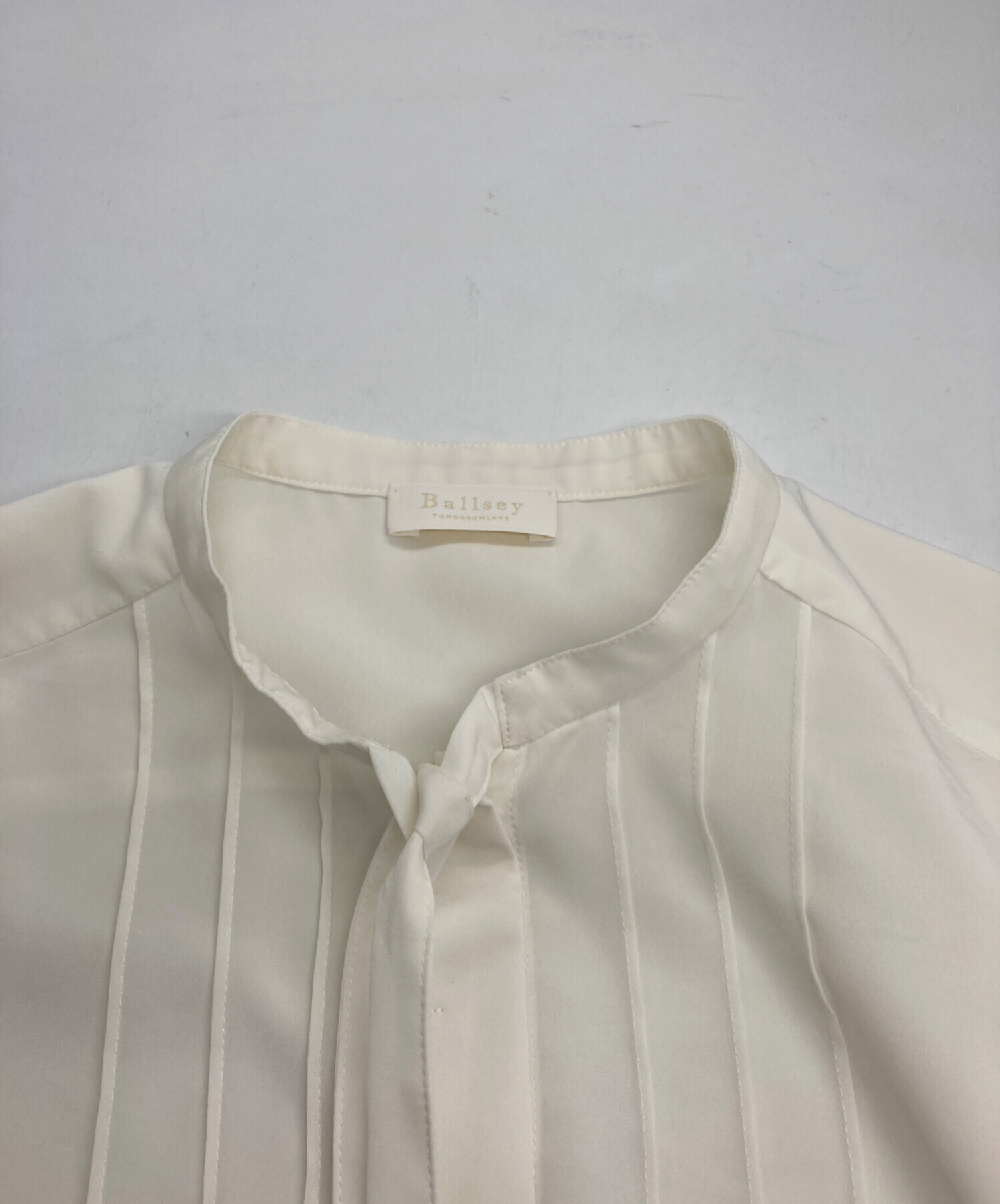 中古・古着通販】BALLSEY (ボールジィ) クリアデシン ボウタイブラウス