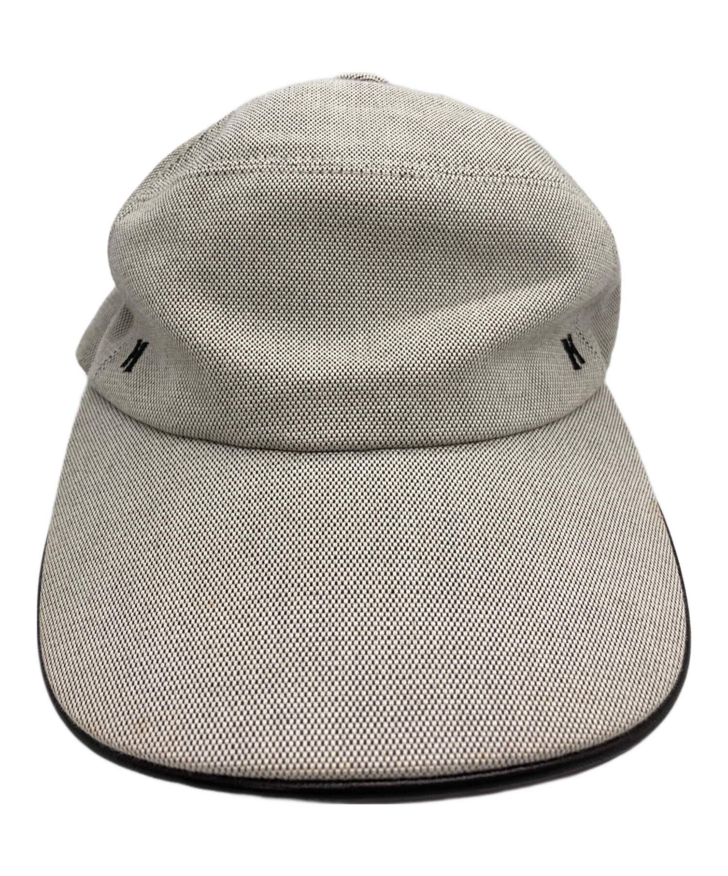 中古・古着通販】HERMES (エルメス) Hロゴキャップ ベージュ｜ブランド