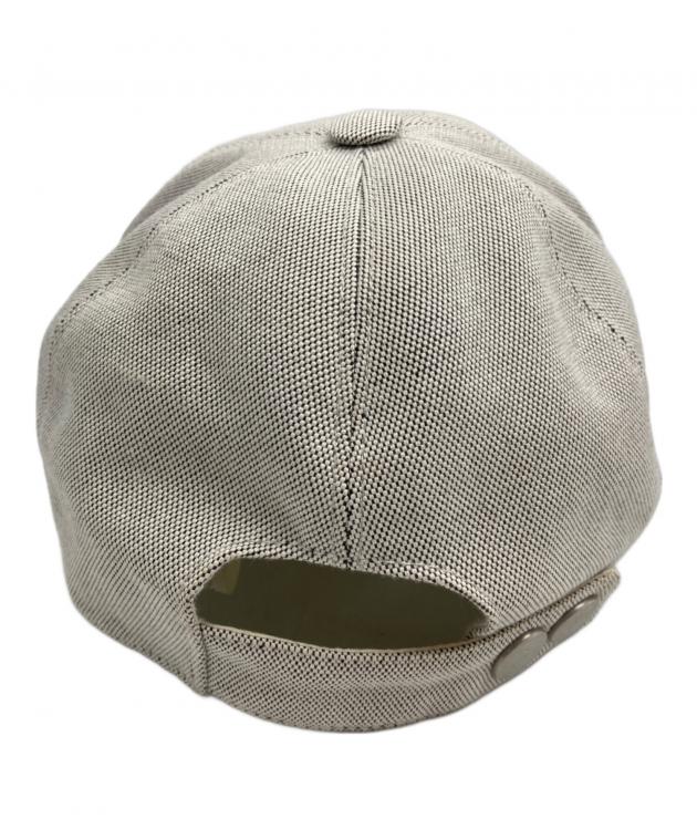 HERMES ベースボールキャップ 58 グレー 中古・古着通販】HERMES (エルメス) Hロゴキャップ ベージュ｜ブランド