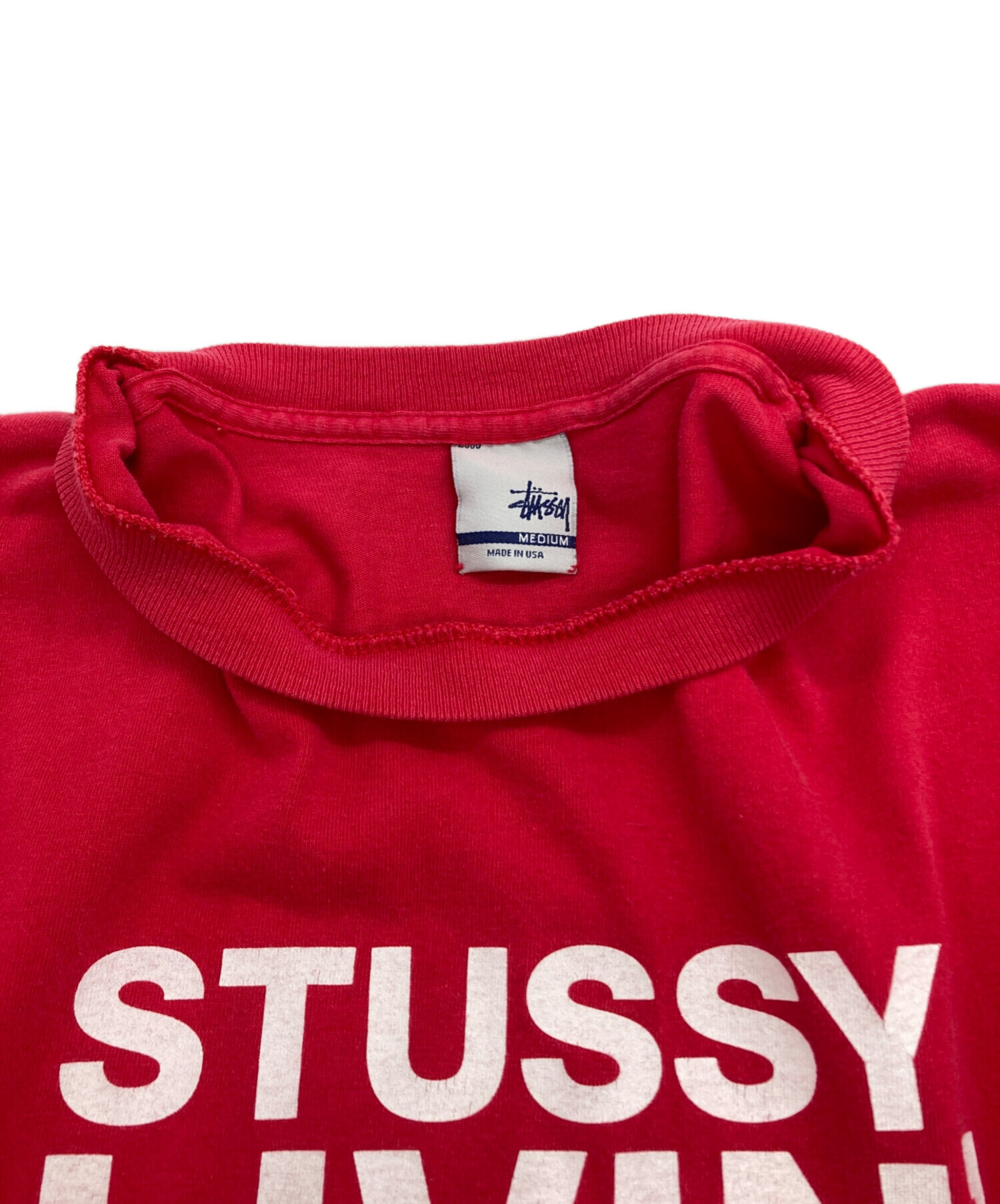 中古・古着通販】stussy (ステューシー) 銀タグ LIVIN' ロゴ