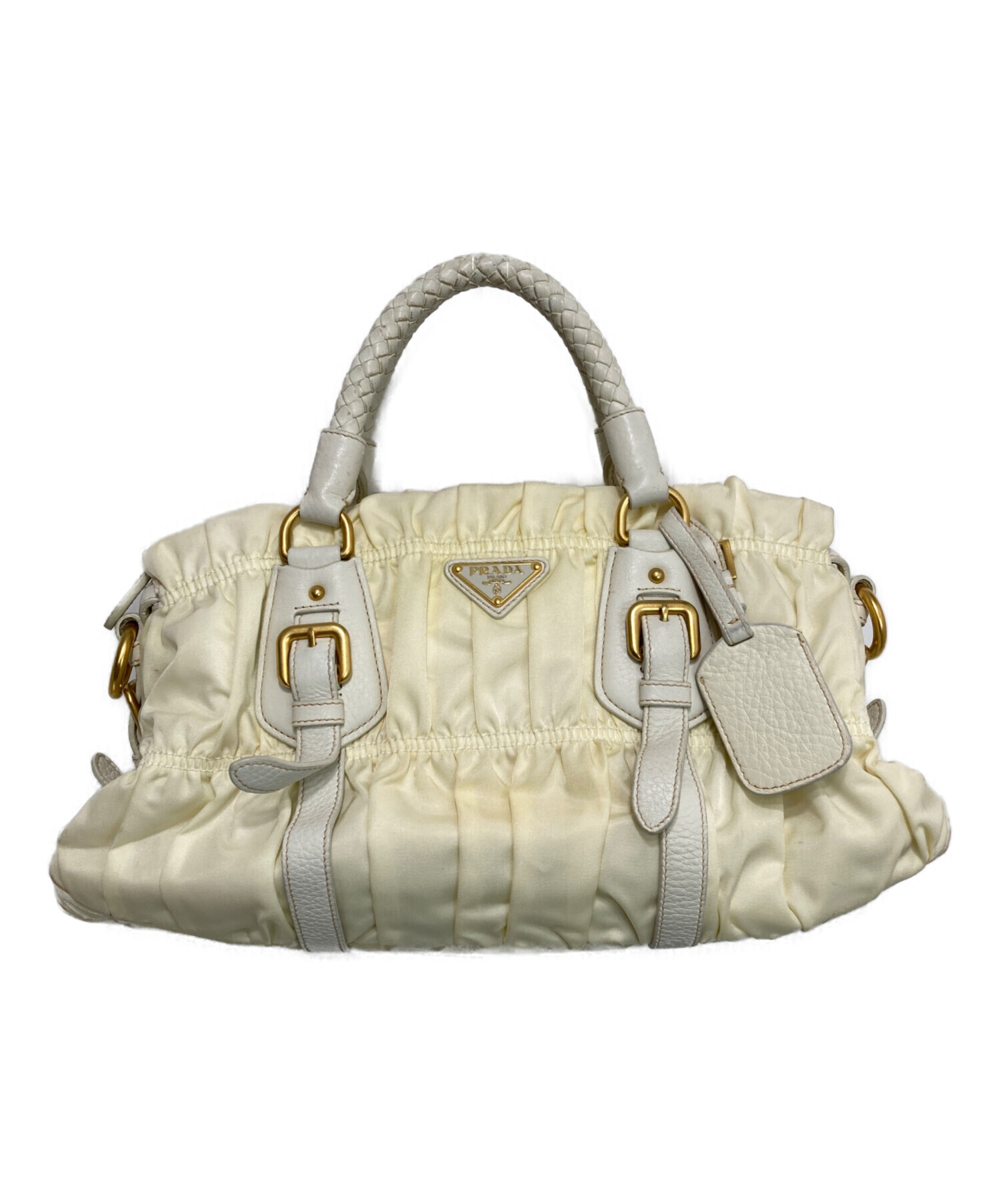 中古・古着通販】PRADA (プラダ) 2WAYナイロンギャザーバッグ