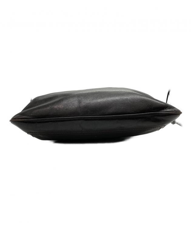 中古・古着通販】BALLY (バリー) レザーショルダーバッグ ブラック