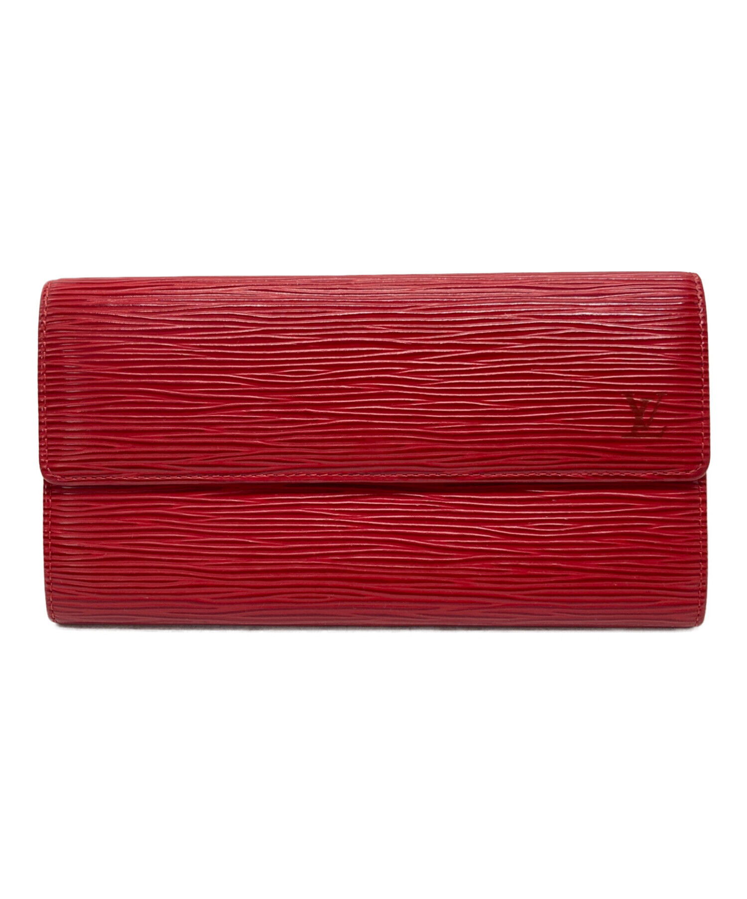 【超美品】LOUIS VUITTON エピ ポルトモネクレディ マンダリン 中古・古着通販】LOUIS VUITTON (ルイ ヴィトン) エピ ポシェット