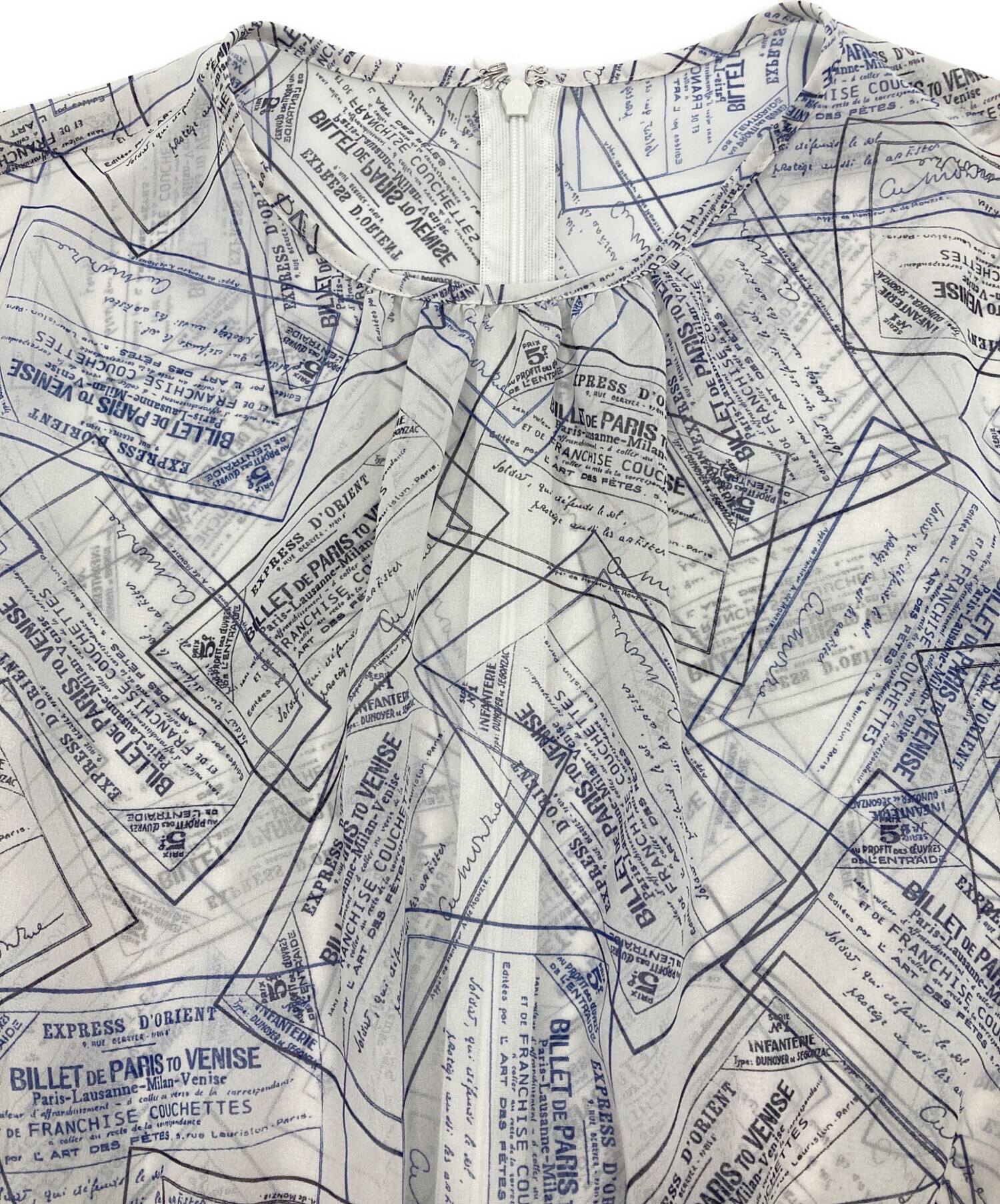 中古・古着通販】ANAYI (アナイ) チケットプリントスリットスリーブ