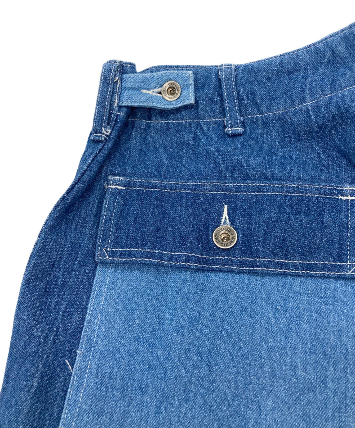 ENGINEERED GARMENTS デニムパッチワーク　S 中古・古着通販】Engineered Garments (エンジニアド ガーメンツ