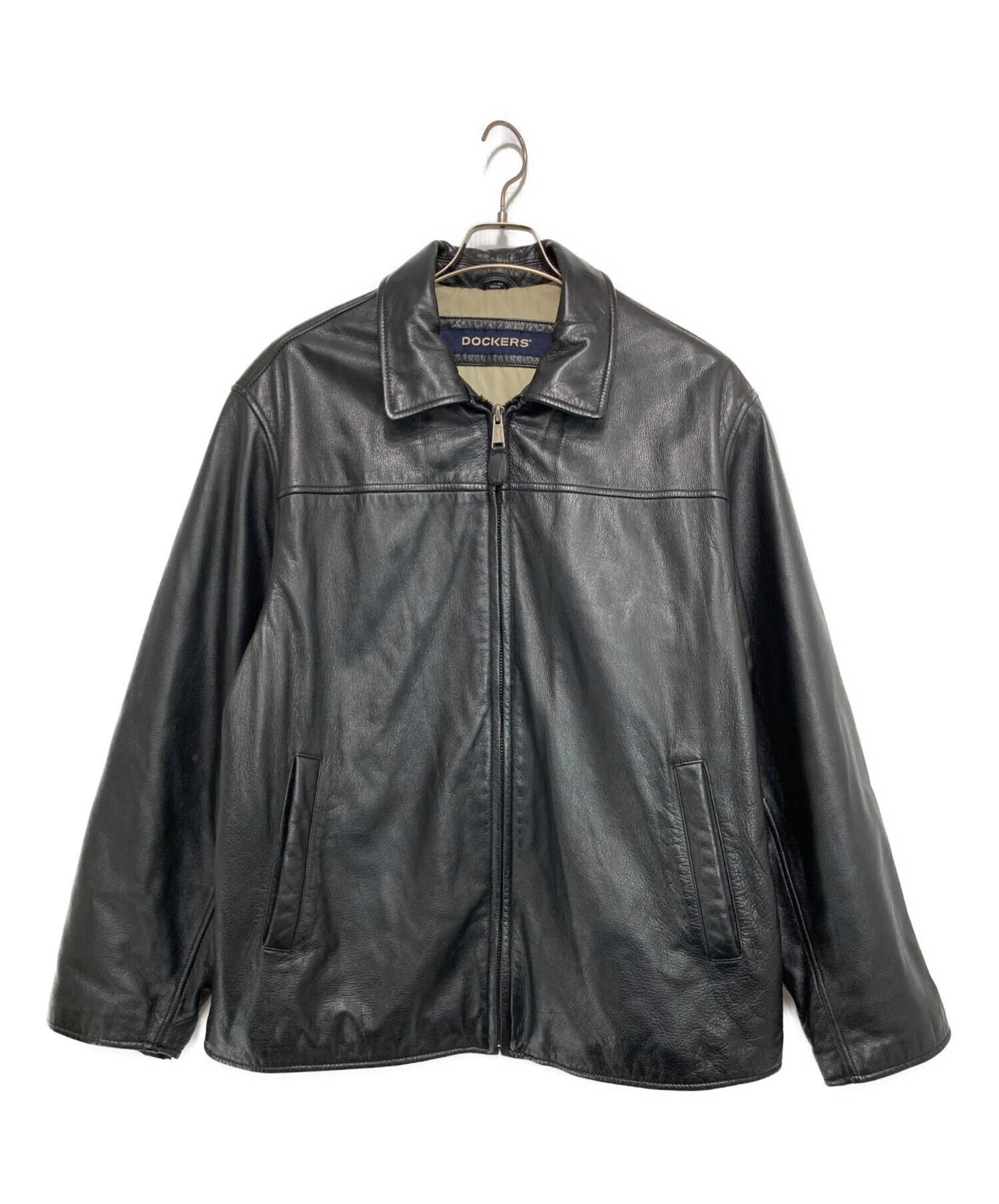 中古・古着通販】DOCKERS (ドッカーズ) レザージップジャケット