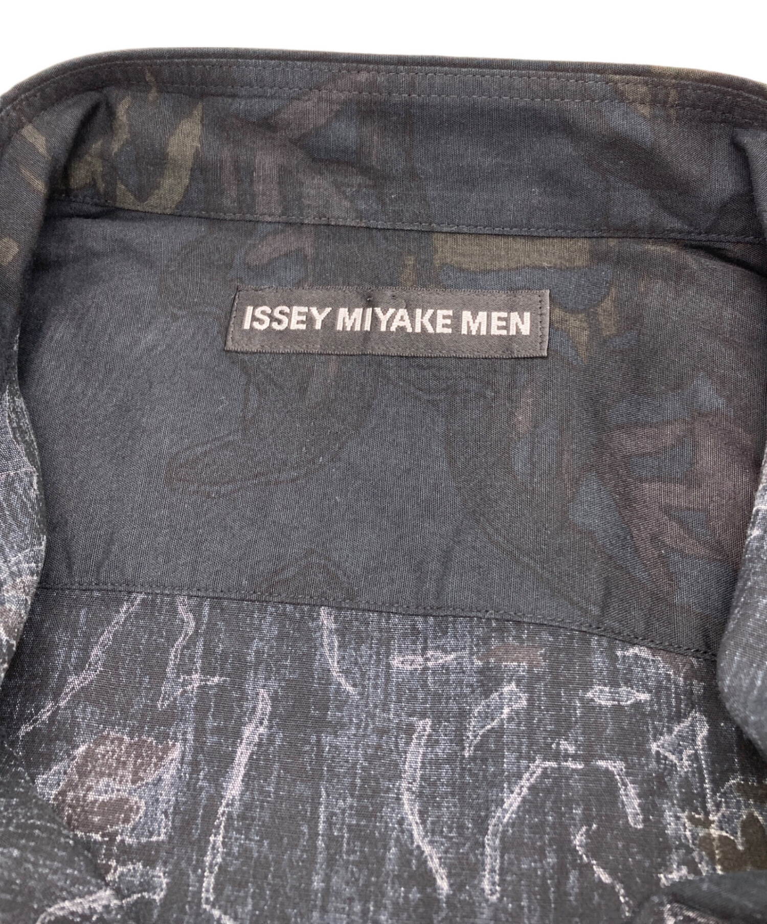 中古・古着通販】ISSEY MIYAKE MEN (イッセイミヤケメン) 総柄シャツ