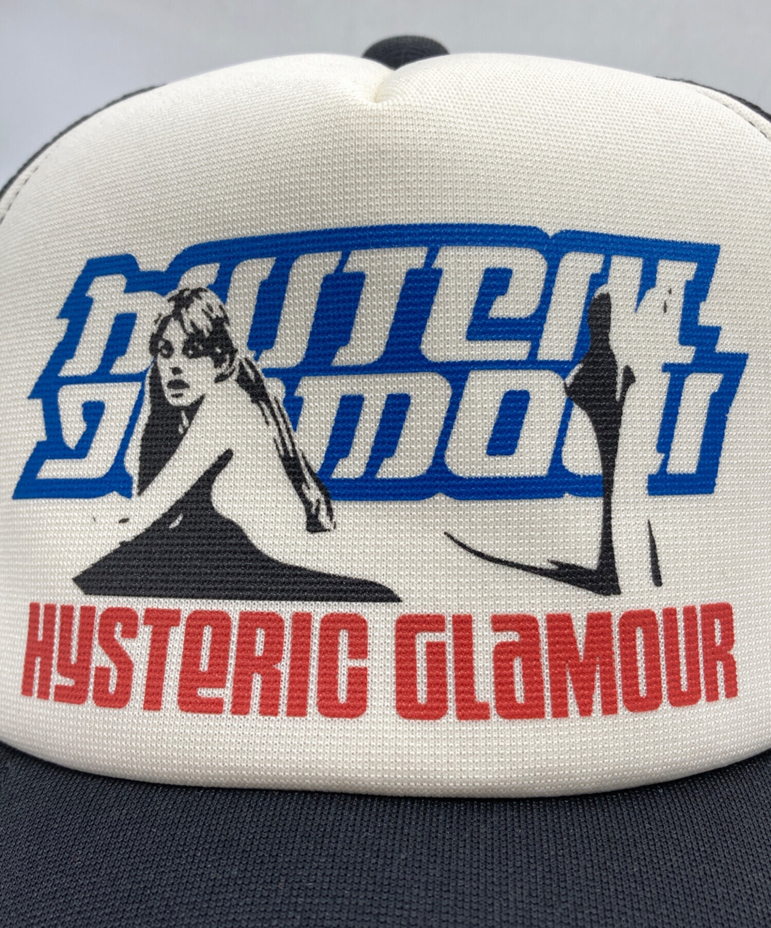 HYSTERIC GLAMOUR メッシュキャップ タグ2枚付属！値下げ交渉可能 中古・古着通販】Hysteric Glamour (ヒステリックグラマー) メッシュ